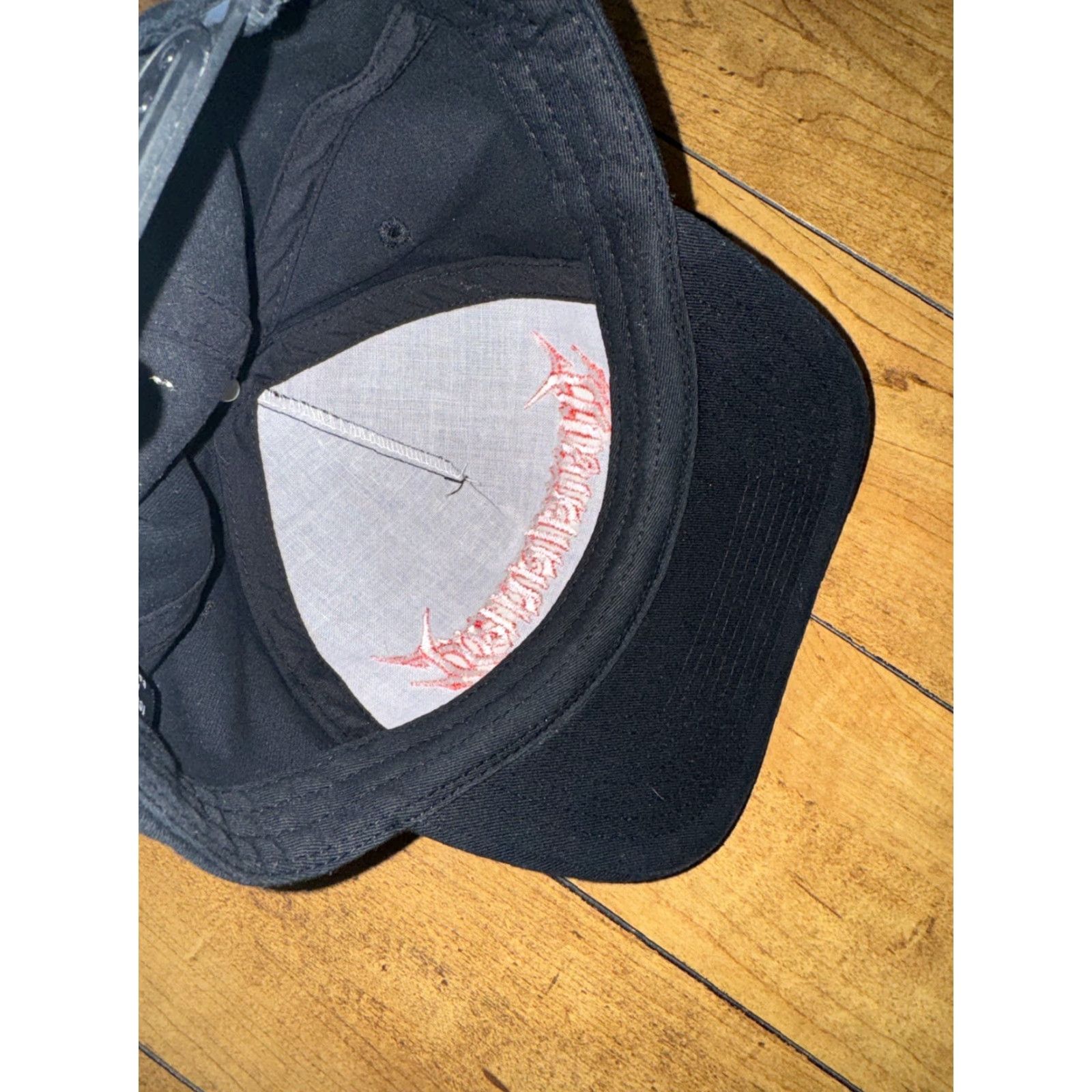 Vintage Burn Down Eden Hat Black SnapBack Adjustable Men One Size Metal Cap Size ONE SIZE - 4 Thumbnail