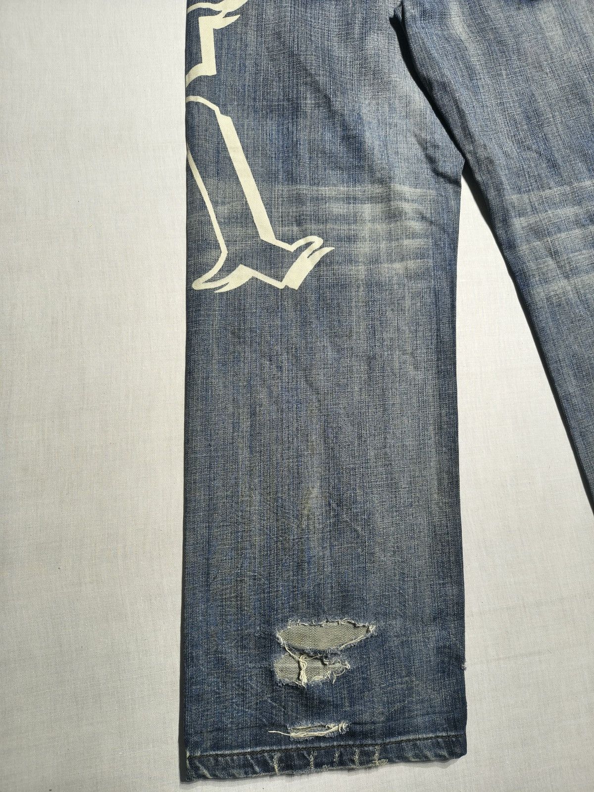 Southpole Karl Kani Big K Graphic Jeans Y2K Streetwear (045) Size US 36 / EU 52 - 5 Thumbnail