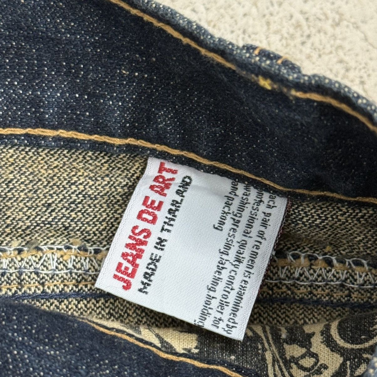 Japanese Brand Jeans De Art Utility Art Mudwash Heavy OZ Denim Pants Size US 30 / EU 46 - 20 Thumbnail