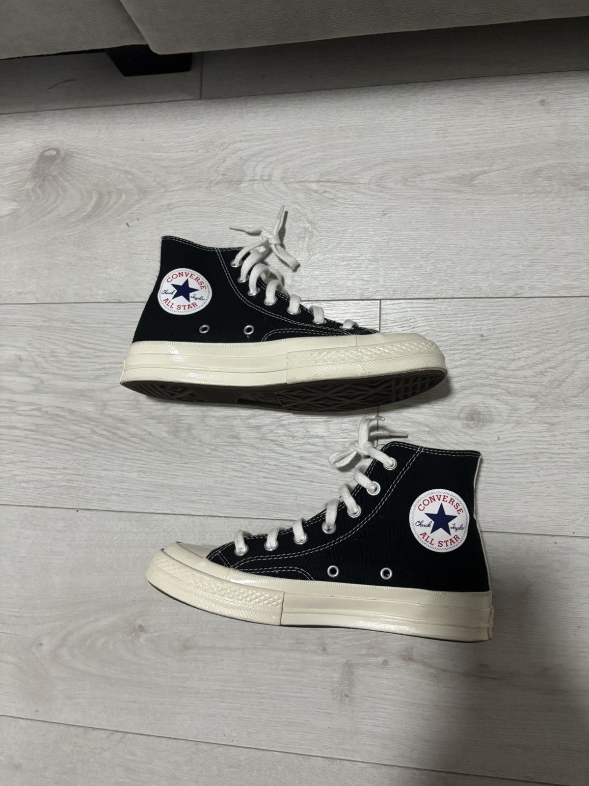 Comme des Garcons PLAY × Converse Comme des Garçons Play x Converse Chuck 70 High Size US 7.5 / IT 37.5 - 2 Thumbnail