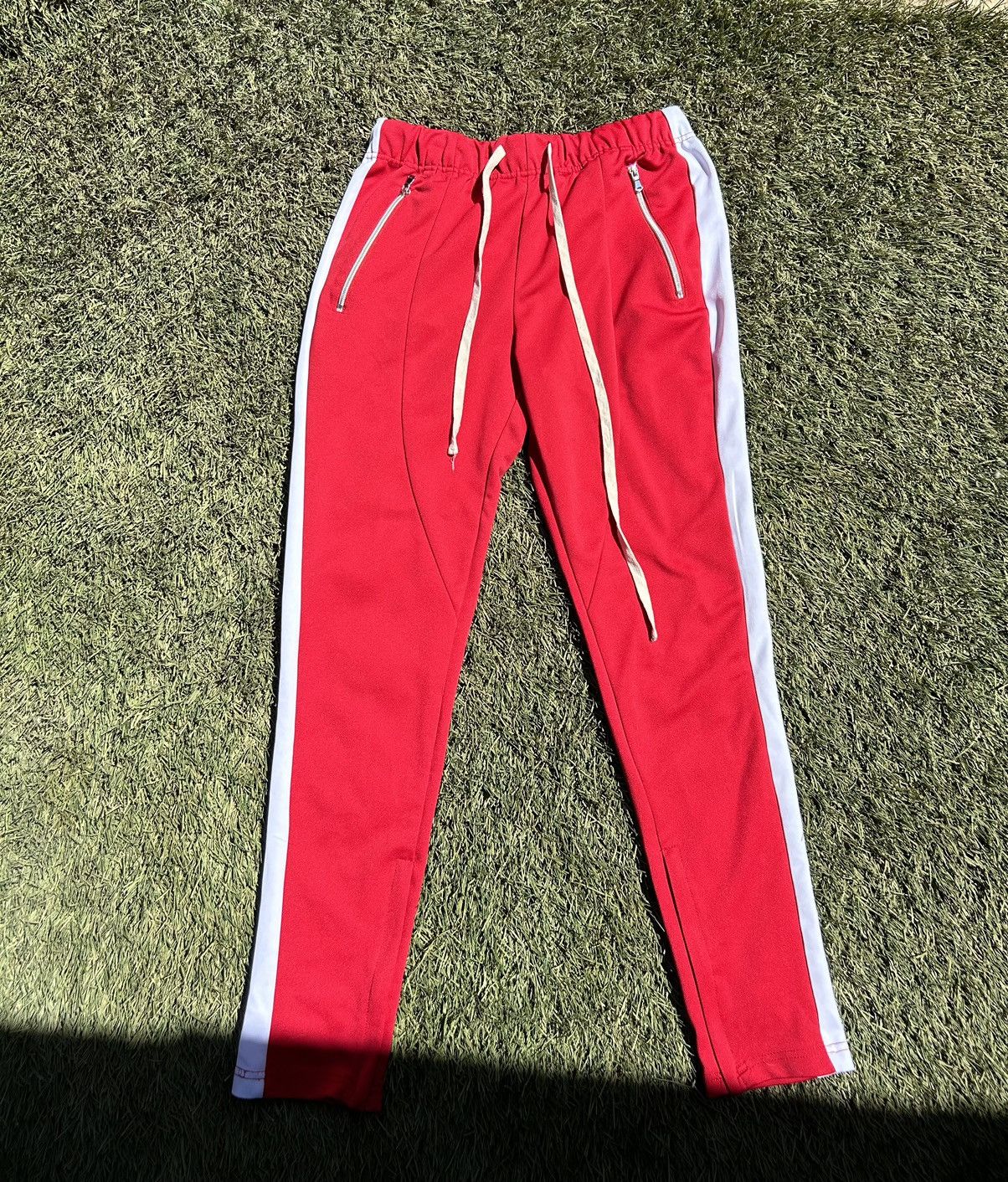 Maison Margiela × Vintage Maison Margiela Red Sweat Pants Size US 32 / EU 48 - 1 Thumbnail