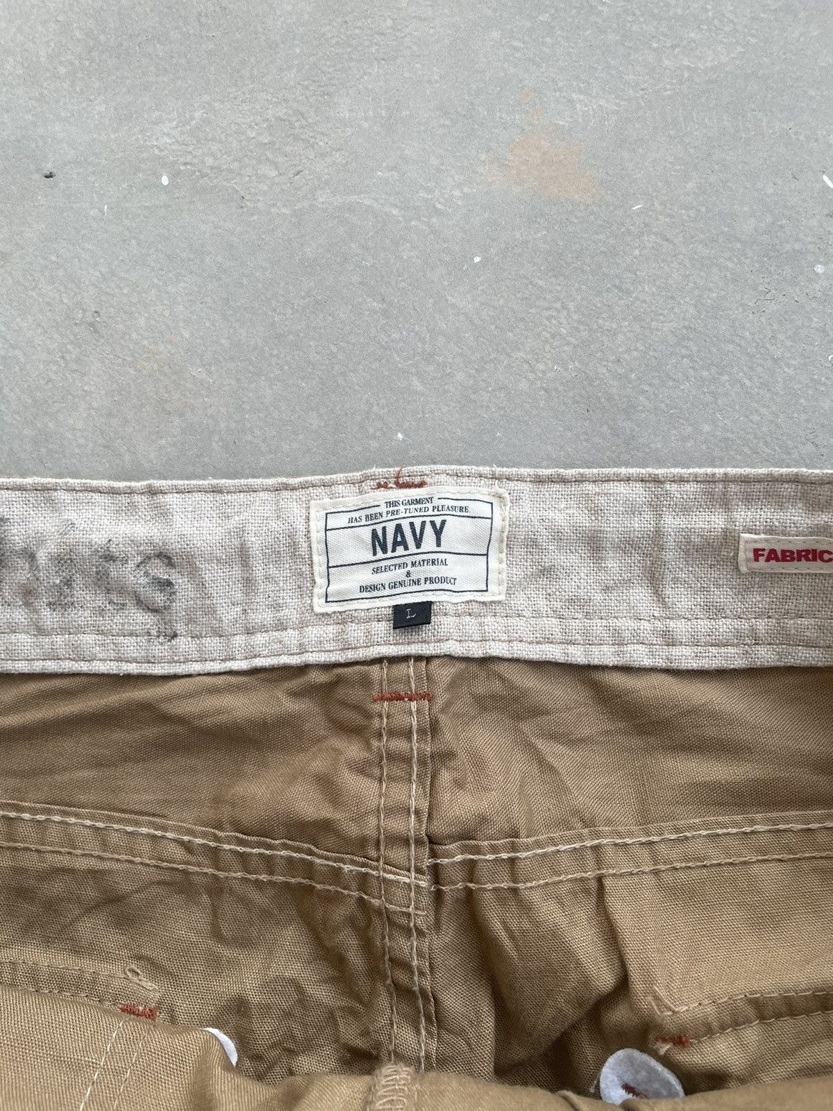 Japanese Brand NAVY ORGABITS ARMY STYLE PANT Size US 37 - 5 Thumbnail