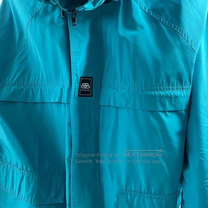 Balenciaga Balenciaga Blue Insulated Jacket Size US S / EU 44-46 / 1 - 2 Thumbnail