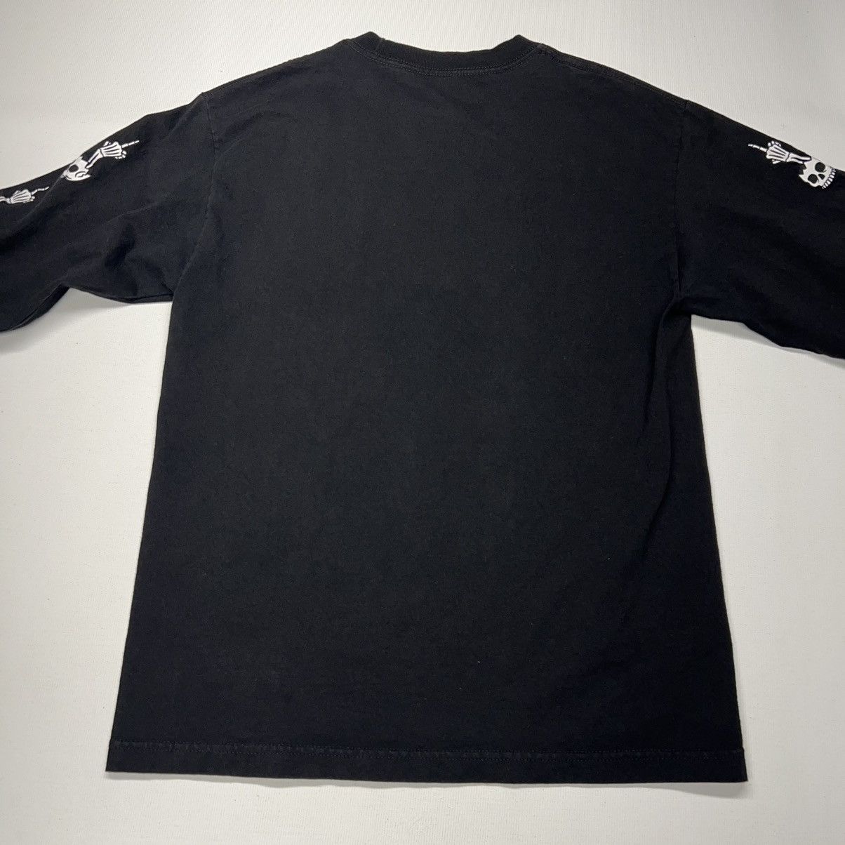 Huf HUF Skull Tee Shirt Black Long Sleeve Finger Skate Logo Size US M / EU 48-50 / 2 - 10 Thumbnail