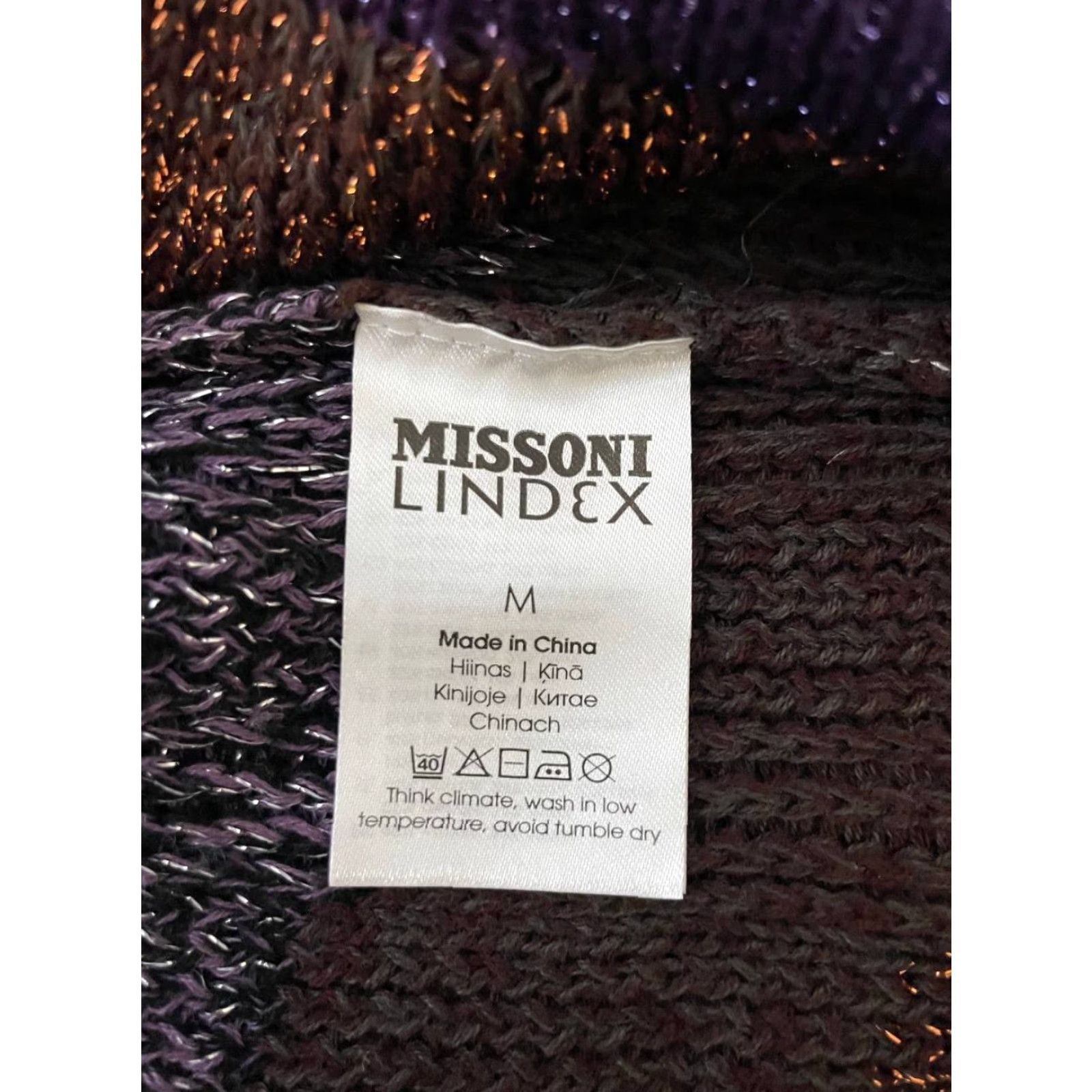 Missoni Missoni Lindex Womens Sweater Dress M Multicolor Cotton Long Sleeve Shirt Dress Size M / US 6-8 / IT 42-44 - 5 Thumbnail