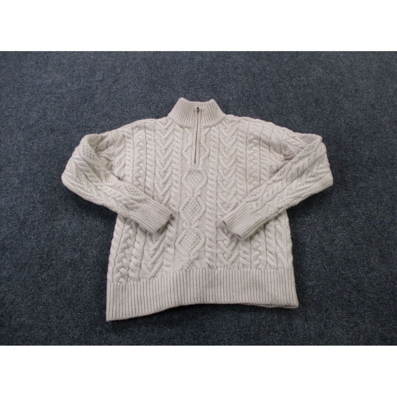 Ralph Lauren Lauren Ralph Lauren Jacket Womens S Wool Cashmere Blend Cable Knit Sweater Size S / US 4 / IT 40 - 2 Thumbnail