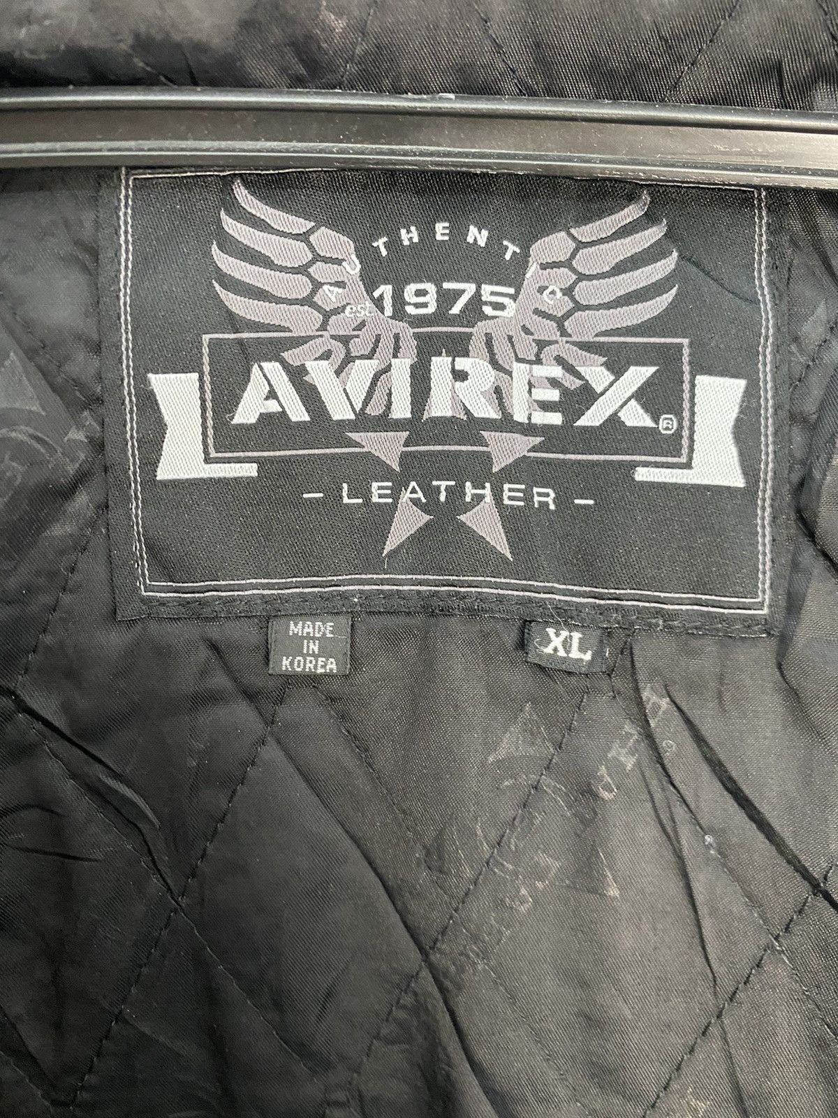 Avirex AVIREX LEATHER RIM & RAIDERS 75 JACKET PHAT FARM INNER Size US L / EU 52-54 / 3 - 6 Thumbnail