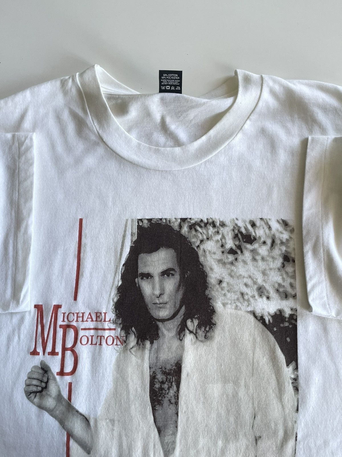 Vintage 1991 Michael Bolton- Love, Time & Tenderness; An Album Promo Size US L / EU 52-54 / 3 - 2 Thumbnail