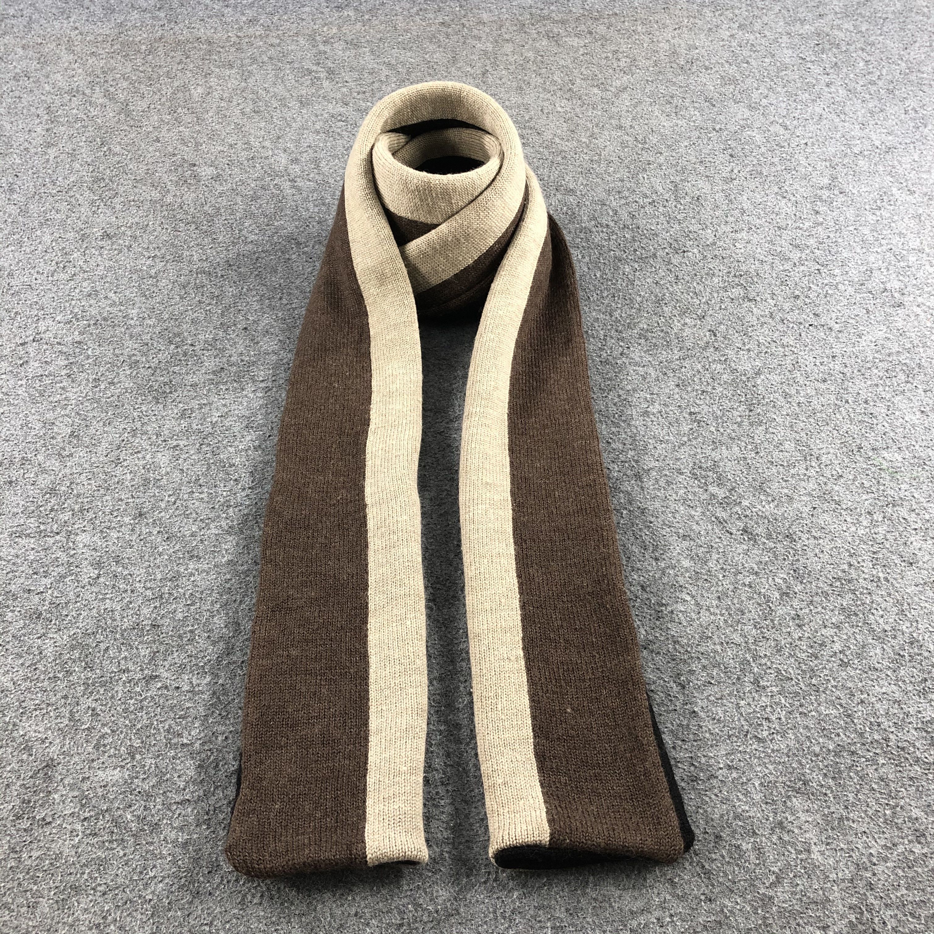 Vintage HALB H.M.C Scarf Muffler Wool V696 Size ONE SIZE - 1 Thumbnail