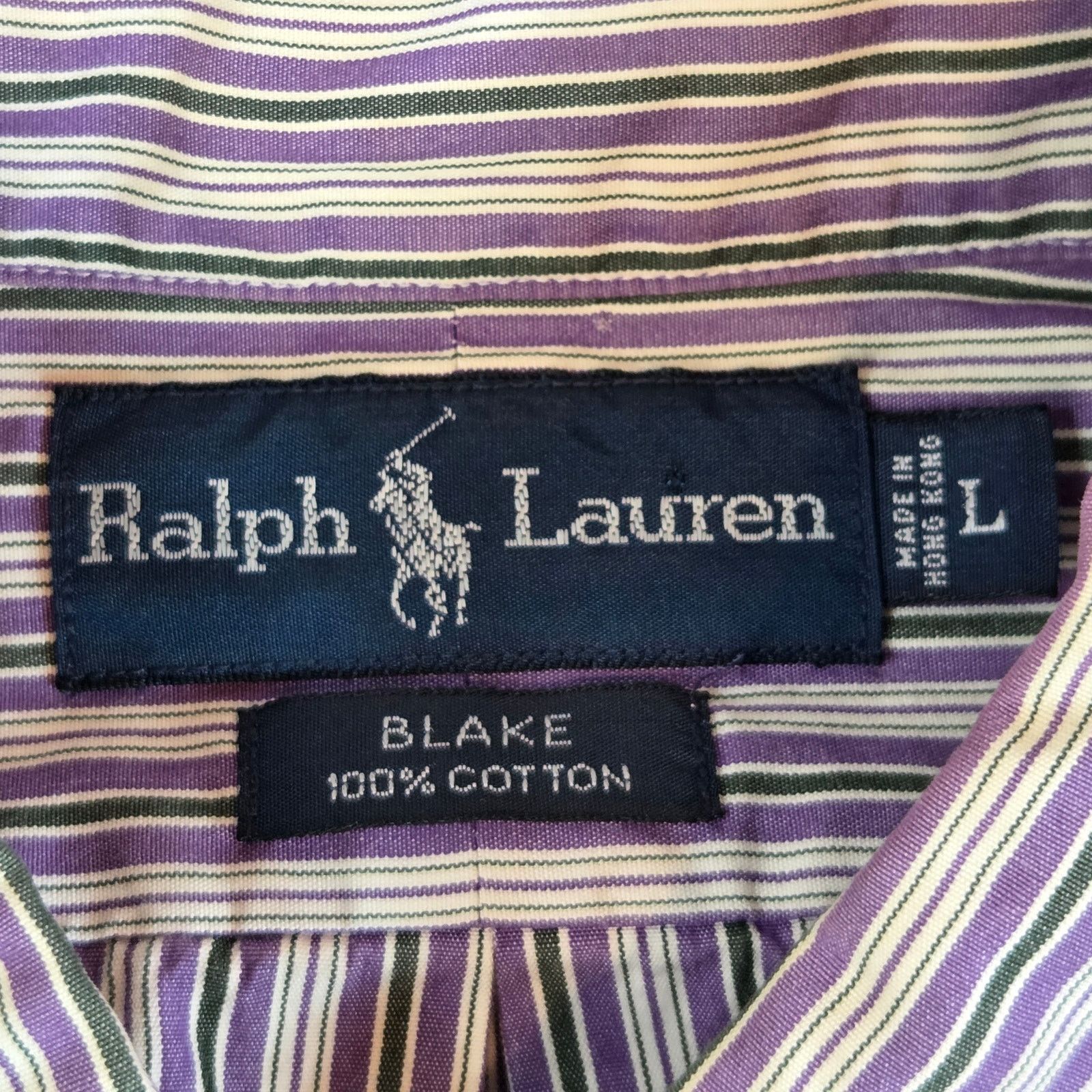 Ralph Lauren Ralph Lauren Blake Striped Shirt L Hong Kong Size US L / EU 52-54 / 3 - 3 Thumbnail