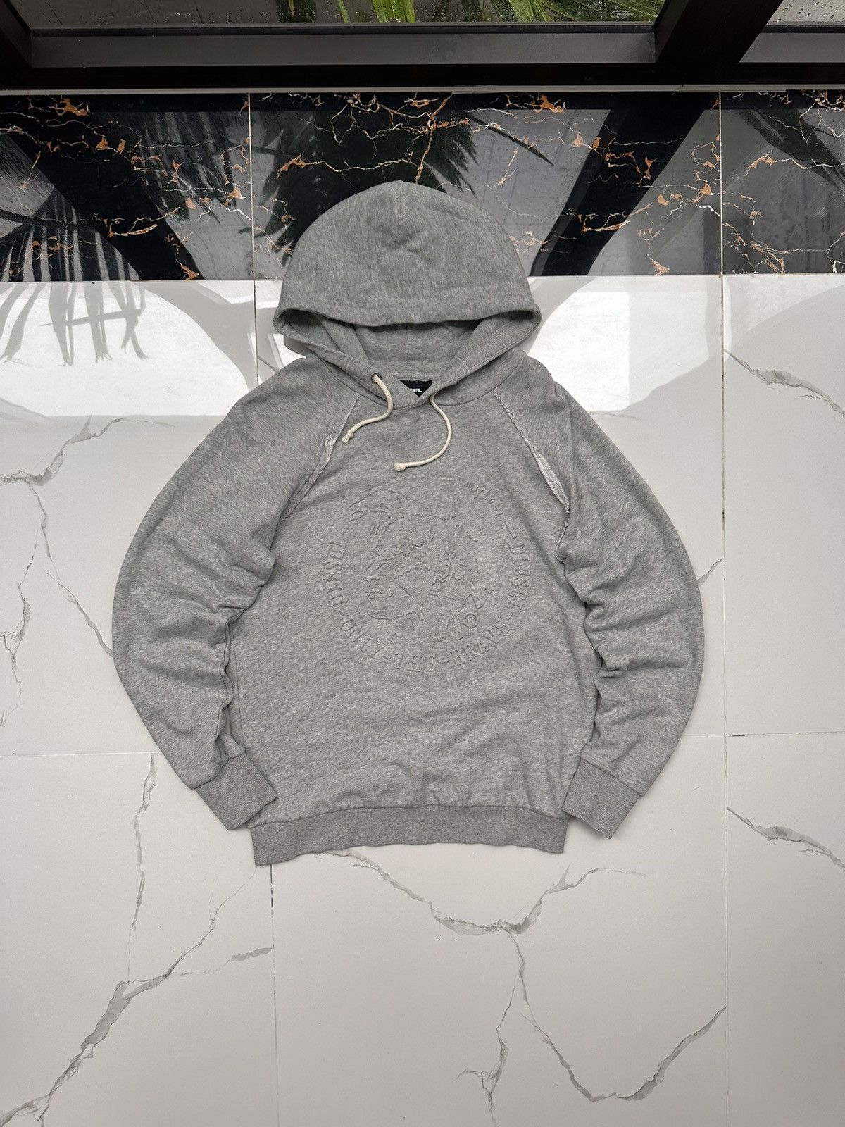 Diesel × Vintage DIESEL VINTAGE BIG LOGO STREETWEAR HOODIE Size US M / EU 48-50 / 2 - 2 Thumbnail