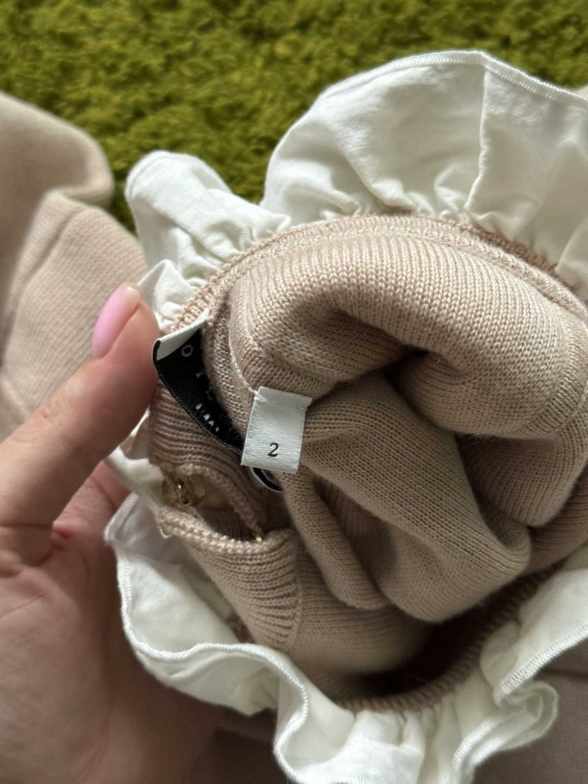 Designer × Sandro Sandro oldmoney style wool blend sweater Size M / US 6-8 / IT 42-44 - 6 Thumbnail