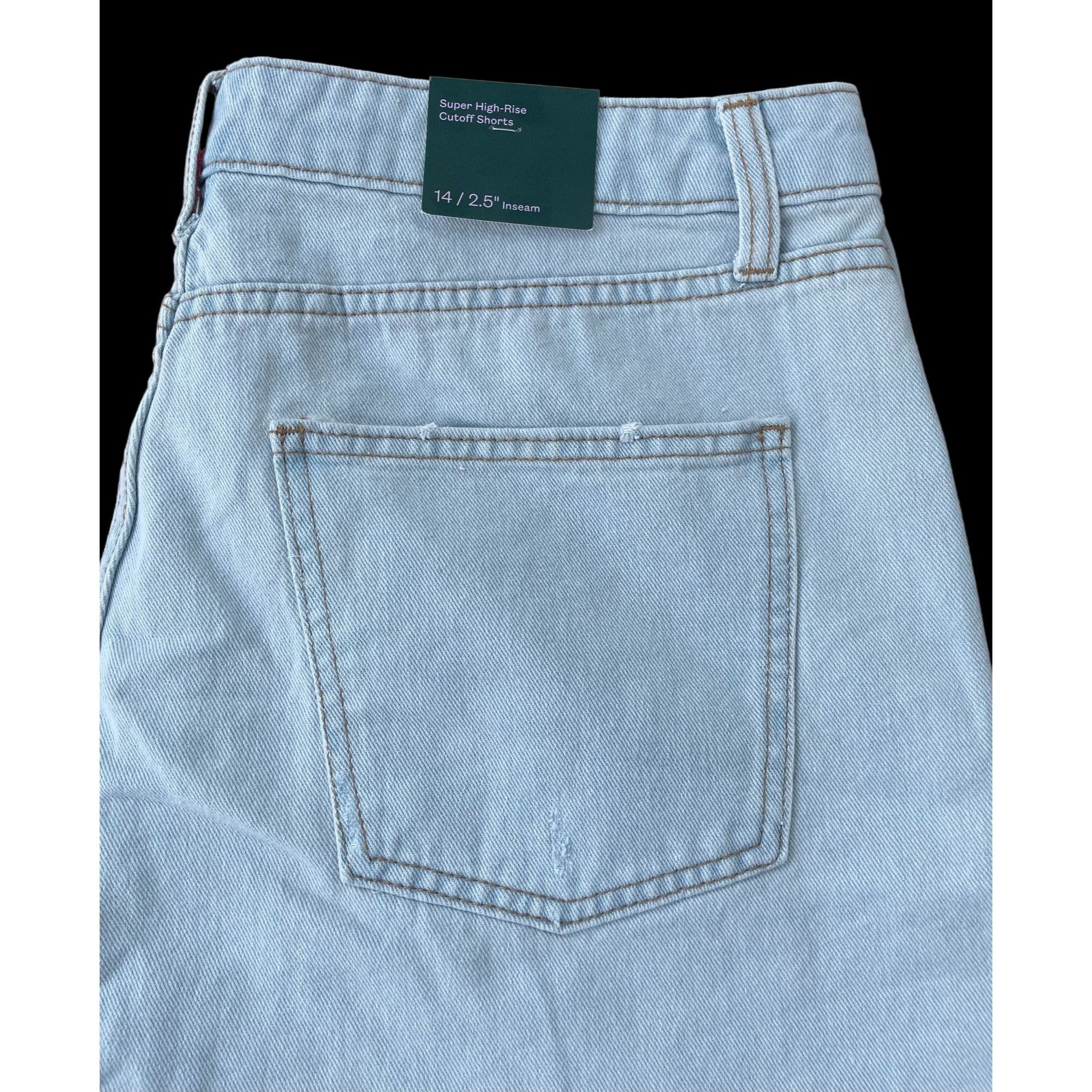 Other Wild Fable - Women's High-Rise Cutoff Short - Light Blue - 1 Size 36" / US 14 / IT 50 - 10 Thumbnail