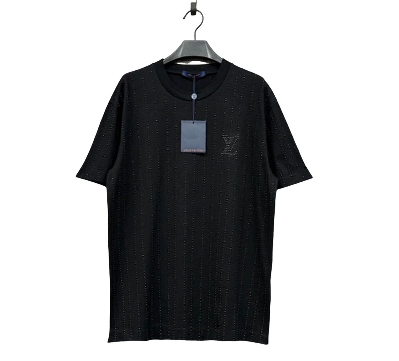 Louis Vuitton Louis Vuitton Beaded Vertical Logo T-Shirt Size M Size US M / EU 48-50 / 2 - 1 Thumbnail
