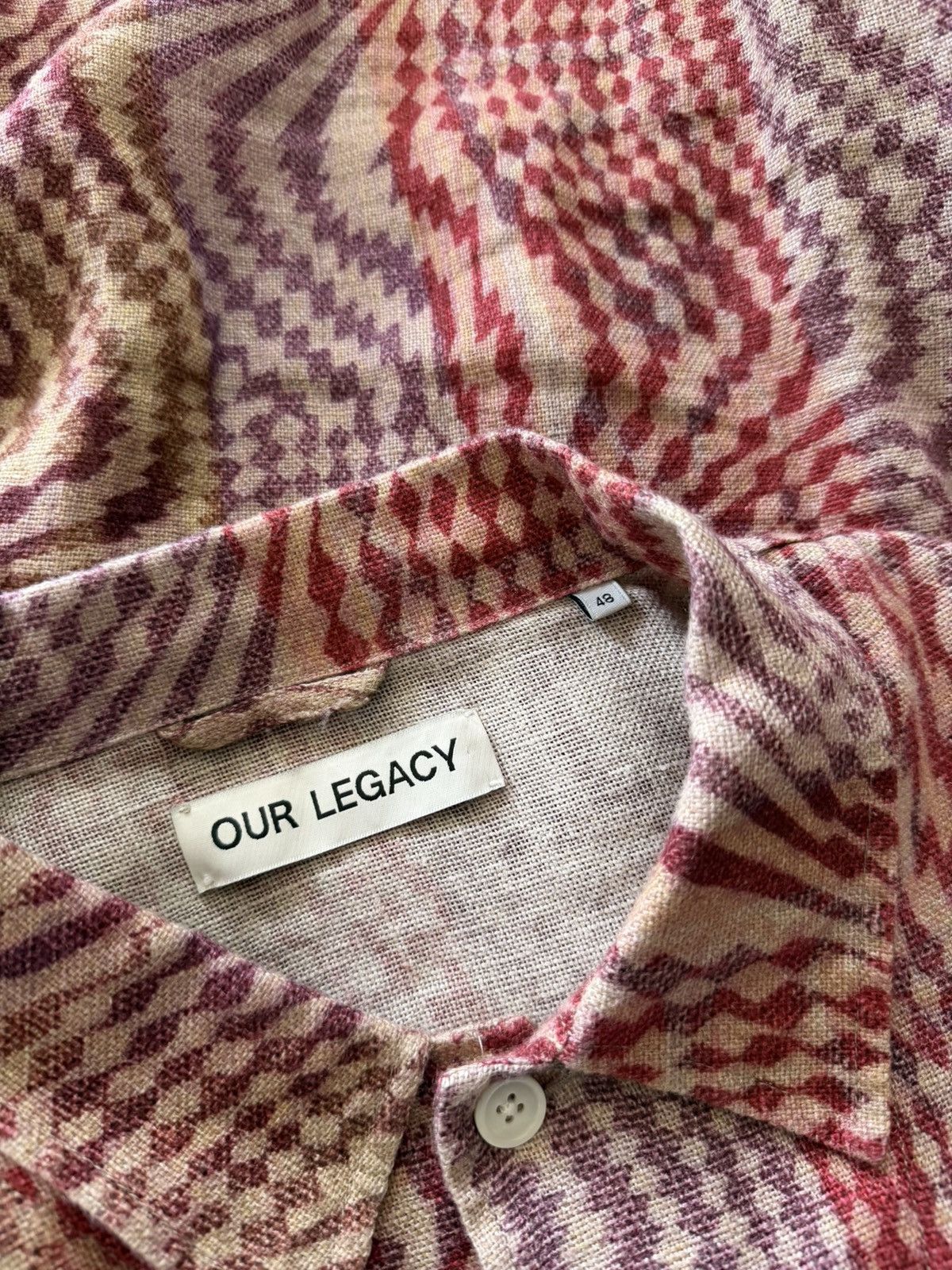 Our Legacy Jazzy Print Box Shirt Size US M / EU 48-50 / 2 - 3 Thumbnail