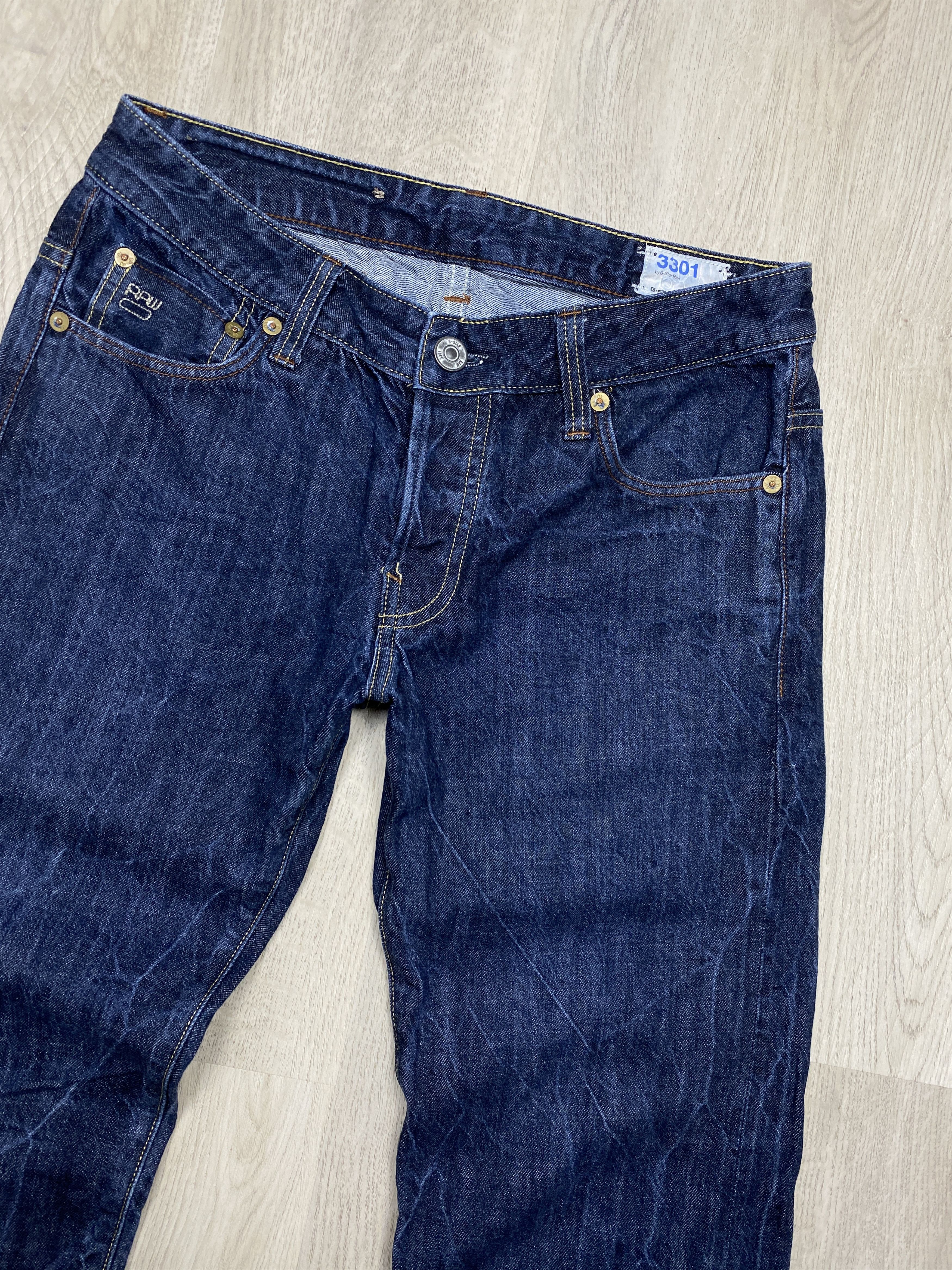 G-Star G Star Raw Vintage Mens Low Tapered Denim Pants Jeans Size US 30 / EU 46 - 5 Thumbnail