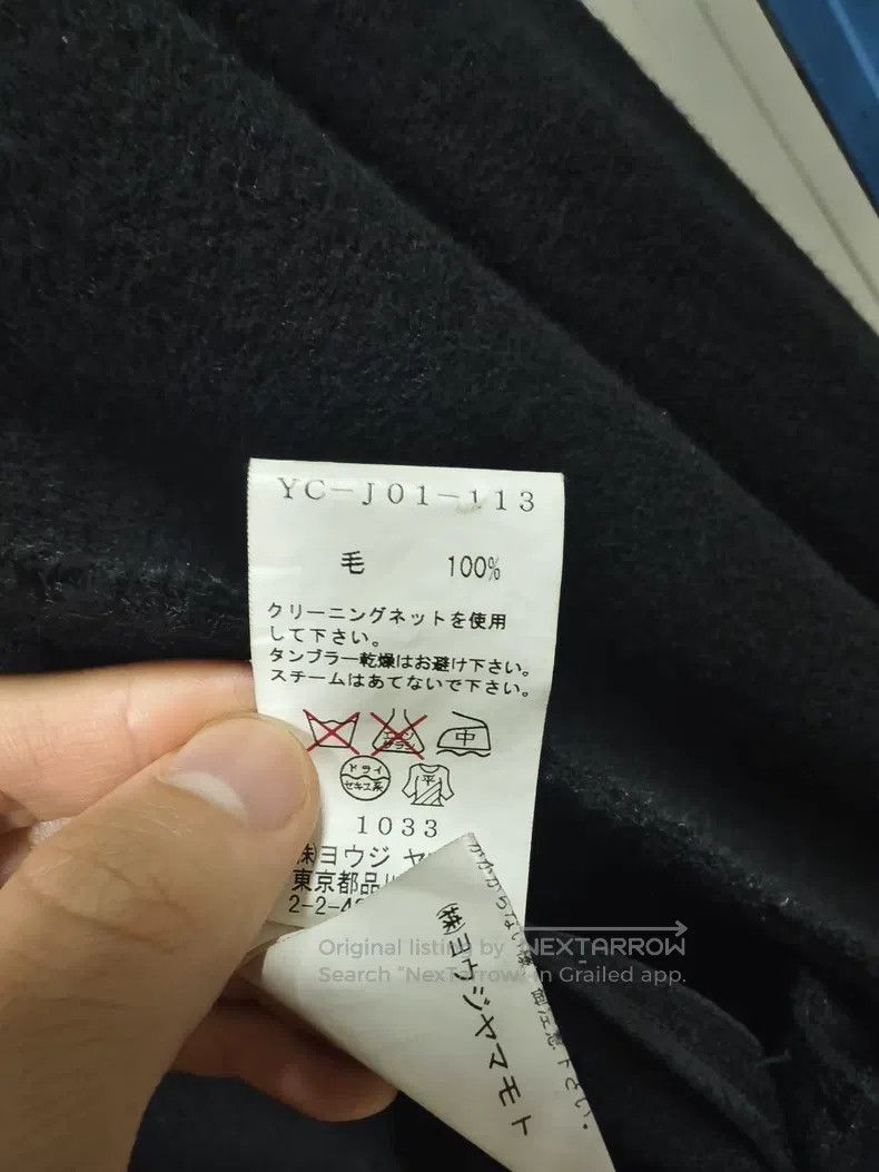 Yohji Yamamoto Yohji Yamamoto size 2 Straight Wool blazer Size 36R - 4 Thumbnail