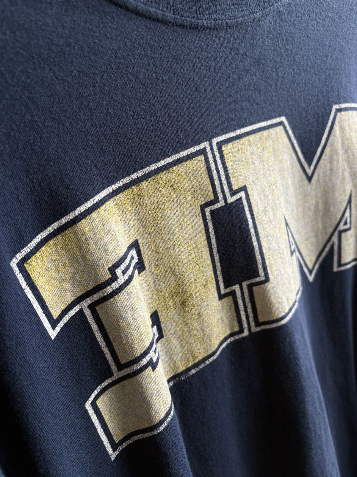 Eminem Vintage y2k Streetwear Faded Eminem Michigan Varsity T-shirt Size US XXL / EU 58 / 5 - 3 Thumbnail