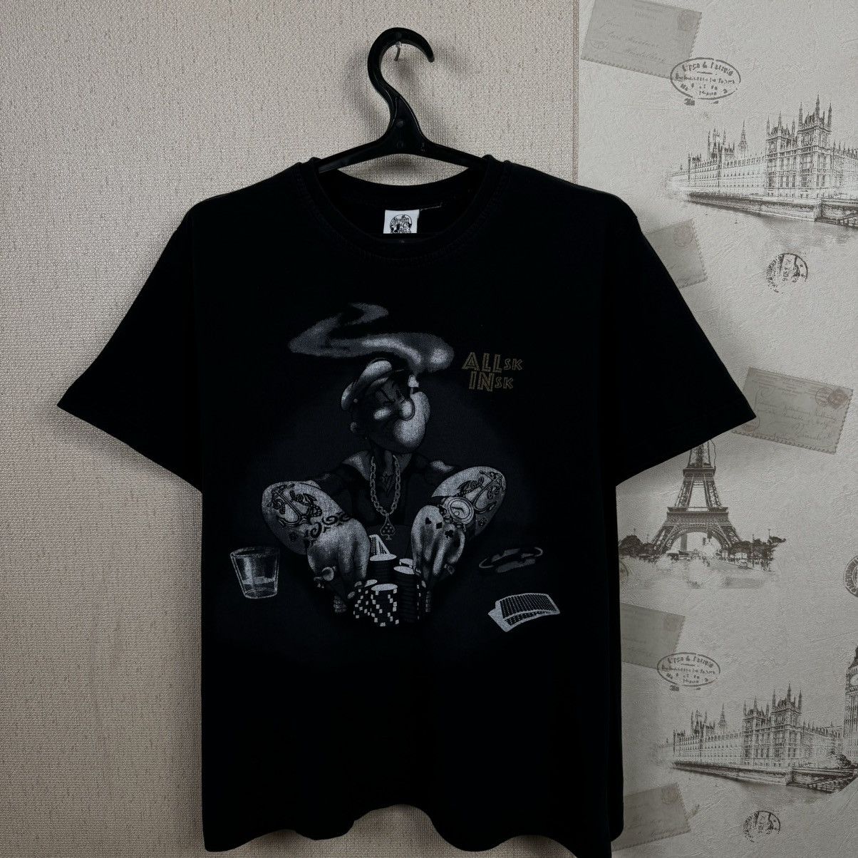 Cartoon Network × Vintage Vintage Popeye T shirt All in Gambling Poker Cartoon 2009 XL Size US XL / EU 56 / 4 - 6 Thumbnail