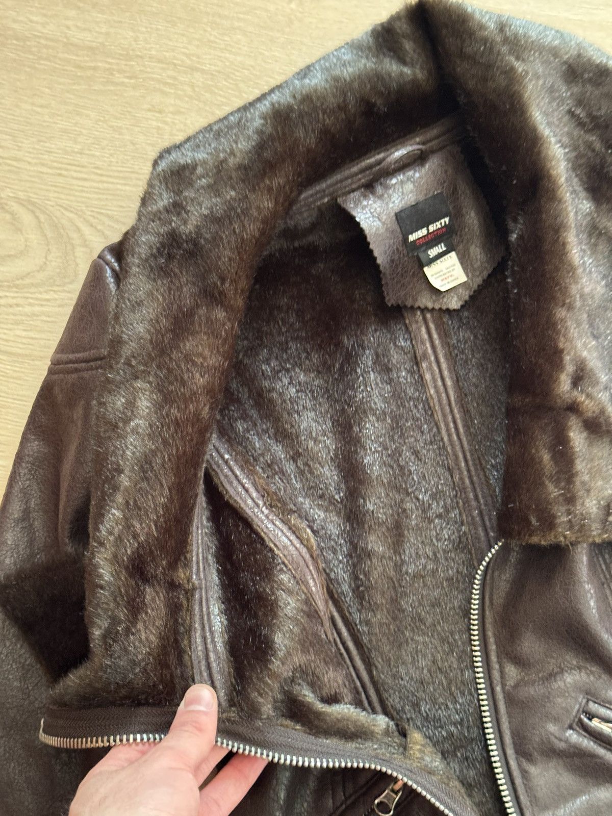 Miss Sixty Vintage 00’s Miss Sixty y2k Brown Women’s Jacket Size S / US 4 / IT 40 - 6 Thumbnail