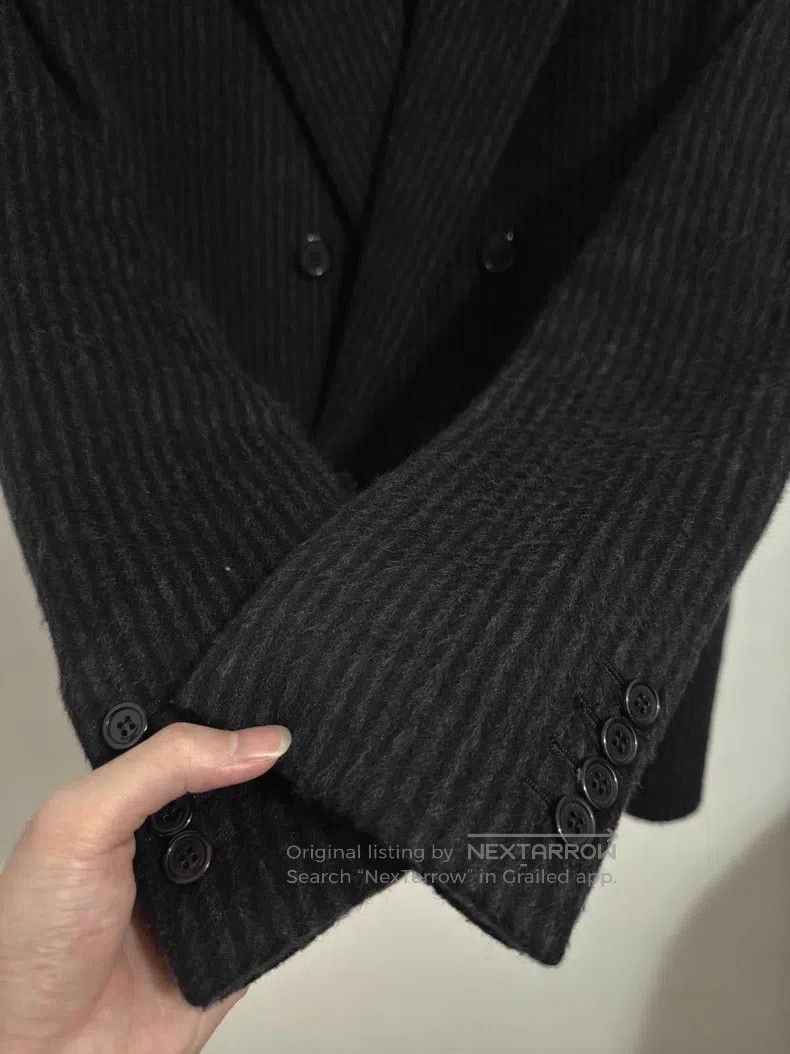 Saint Laurent Paris Saint Laurent Paris Double-Breasted Notched Lapel Striped Size XS / US 0-2 / IT 36-38 - 5 Thumbnail
