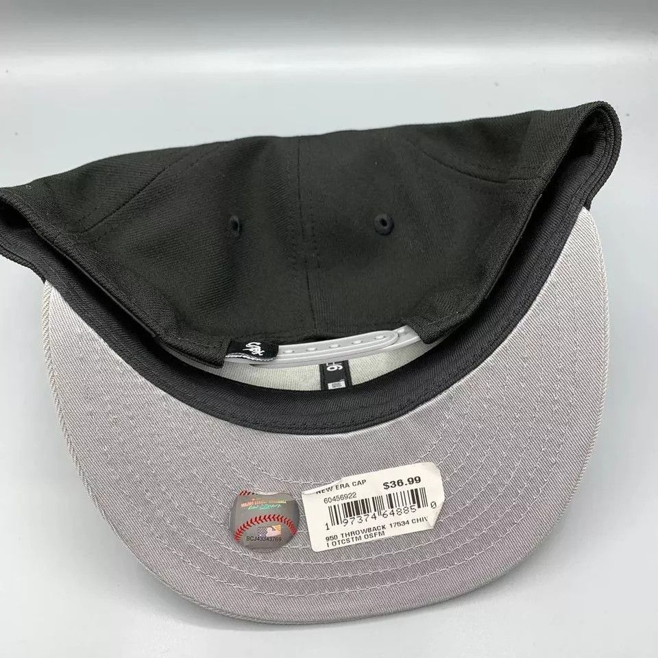 New Era Chicago White Sox Hat Men 9Fifty New Era Snap Back Cap New Size ONE SIZE - 4 Thumbnail