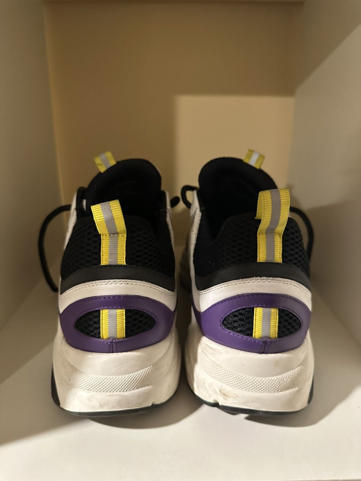 Dior Dior B22 purple and yellow sneakers Size US 13 / EU 46 - 5 Thumbnail