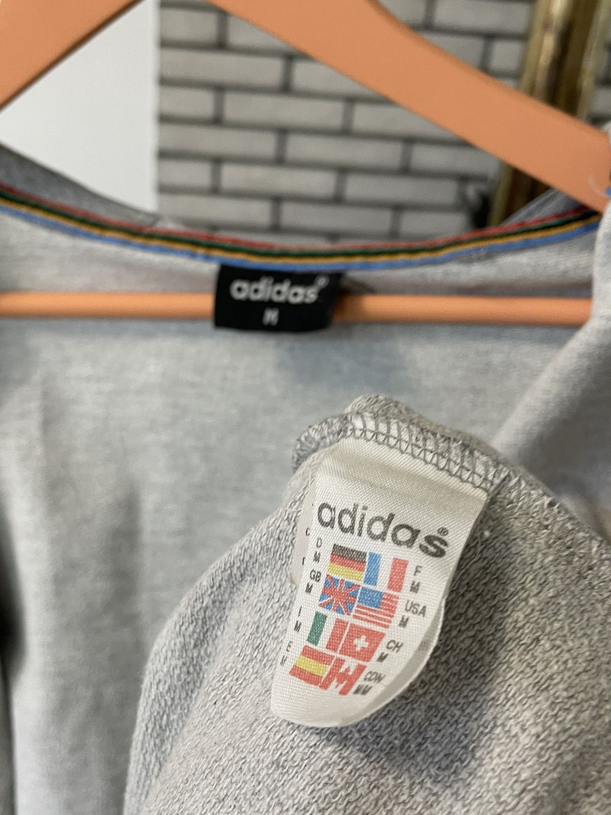 Adidas × Vintage VTG Adidas Olympic Games Melbourne 1956 Hoodie Sweatshirt Size US L / EU 52-54 / 3 - 13 Thumbnail
