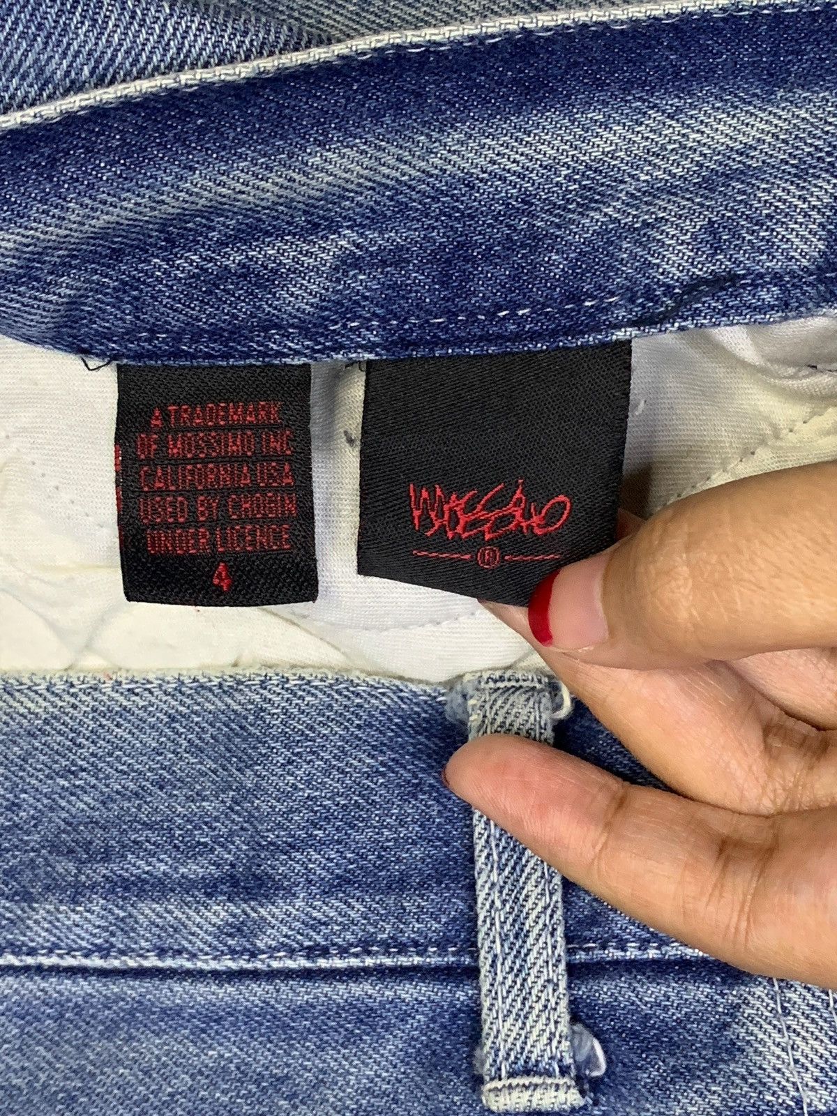 Japanese Brand Vintage Japanese Brand Mud Wash Patched Ripped Baggy Jeans Size US 34 / EU 50 - 10 Thumbnail