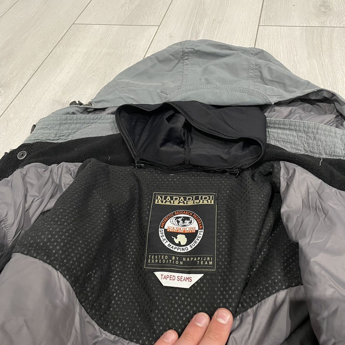 Napapijri Napapijri Arctic Project Waterproof Silver Jacket Ninja ski Size US L / EU 52-54 / 3 - 7 Thumbnail