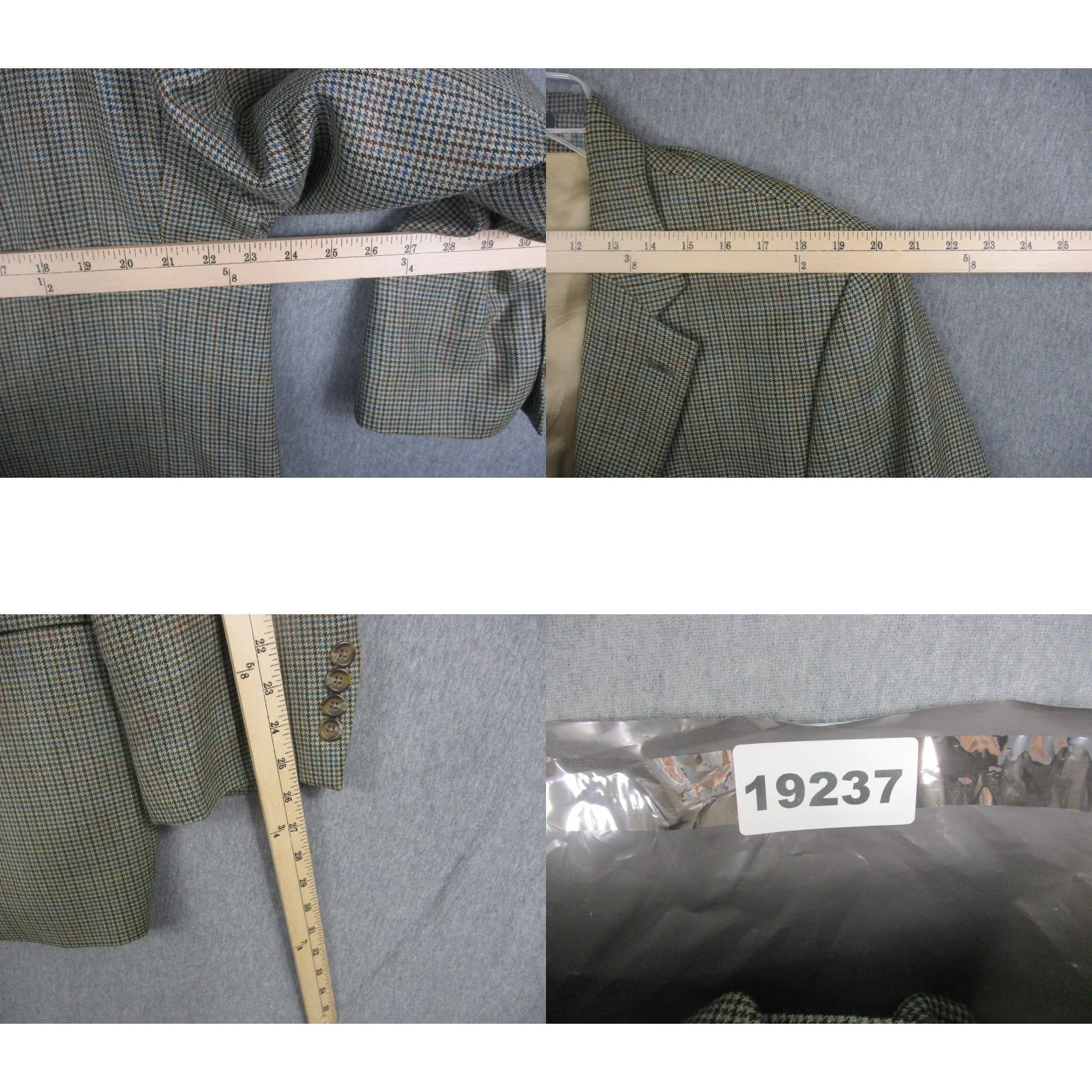 Ralph Lauren Lauren Ralph Lauren Blazer Mens Medium Brown Tweed Check Sport Coat Made Canada Size 40R - 8 Thumbnail