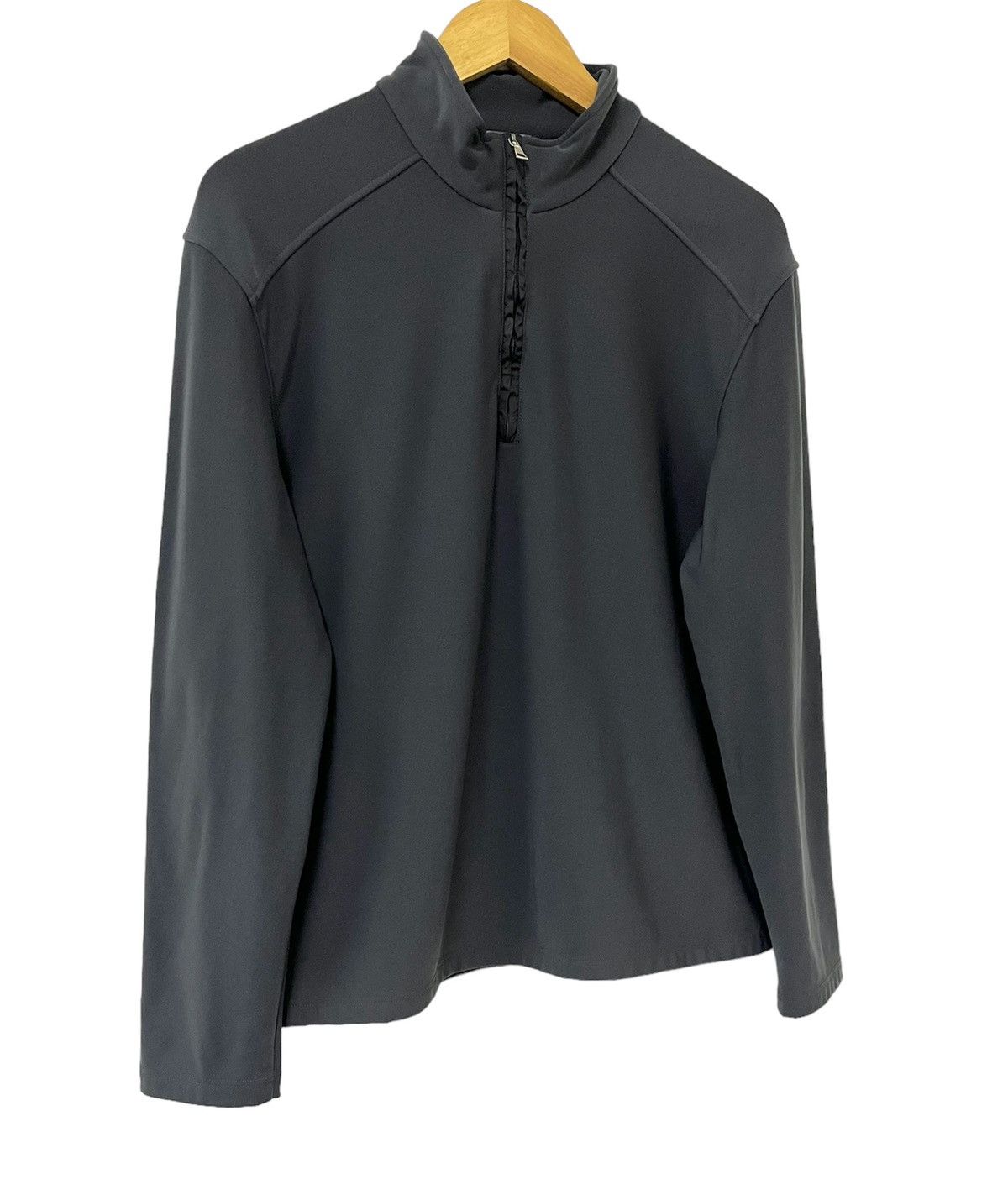 Prada PRADA HALF ZIPPER LOGO GREY DESIGNER SPORTSWEAR JACKET Size US M / EU 48-50 / 2 - 2 Thumbnail