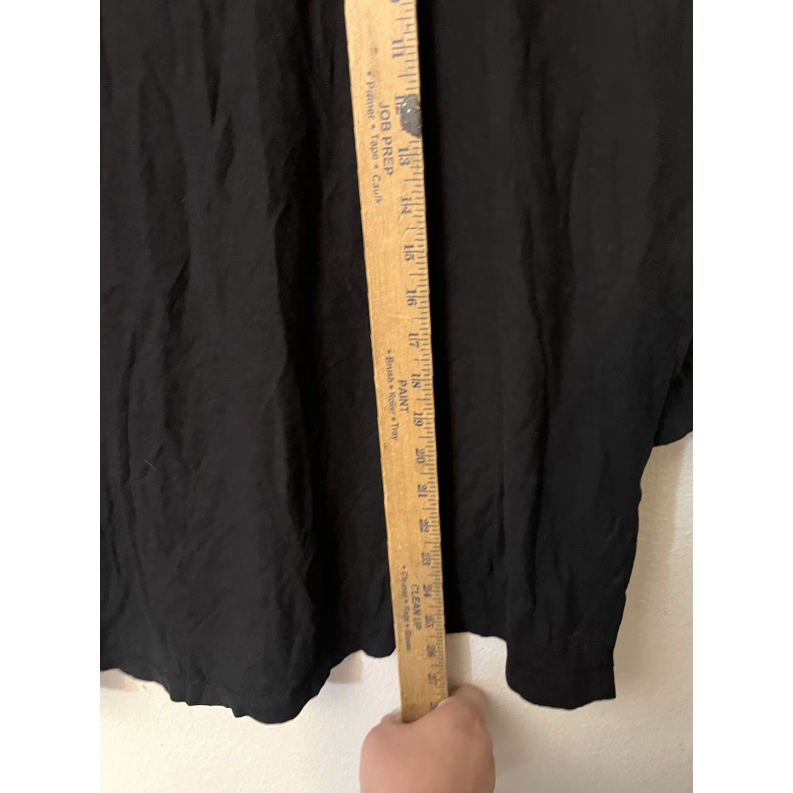 Zara Zara Trafaluc Womens Top Black Solid 3/4 Sleeve Loose Size L Size L / US 10 / IT 46 - 4 Thumbnail