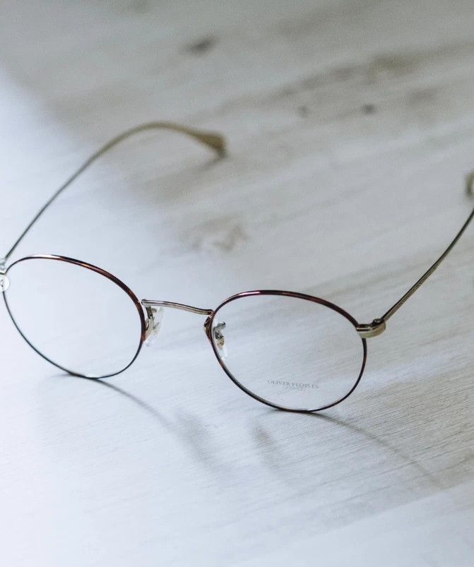 Oliver Peoples 50mm~ Amber DKBK Foil ~ OLIVER PEOPLES COLERIDGE OPTICAL Size ONE SIZE - 8 Thumbnail