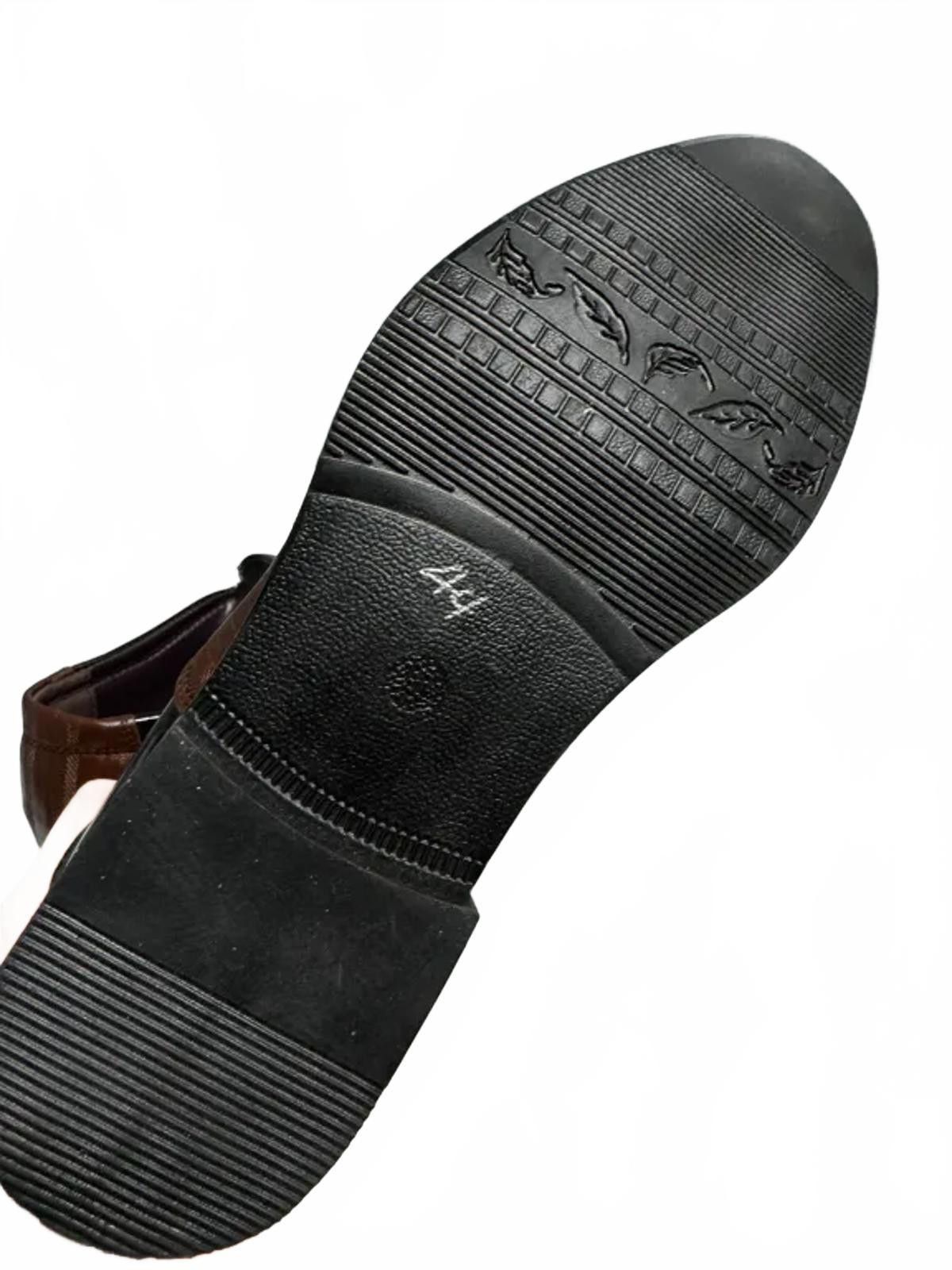 Designer Stylish Brown and Black Slip-On Shoes Size US 10 / EU 43 - 3 Thumbnail