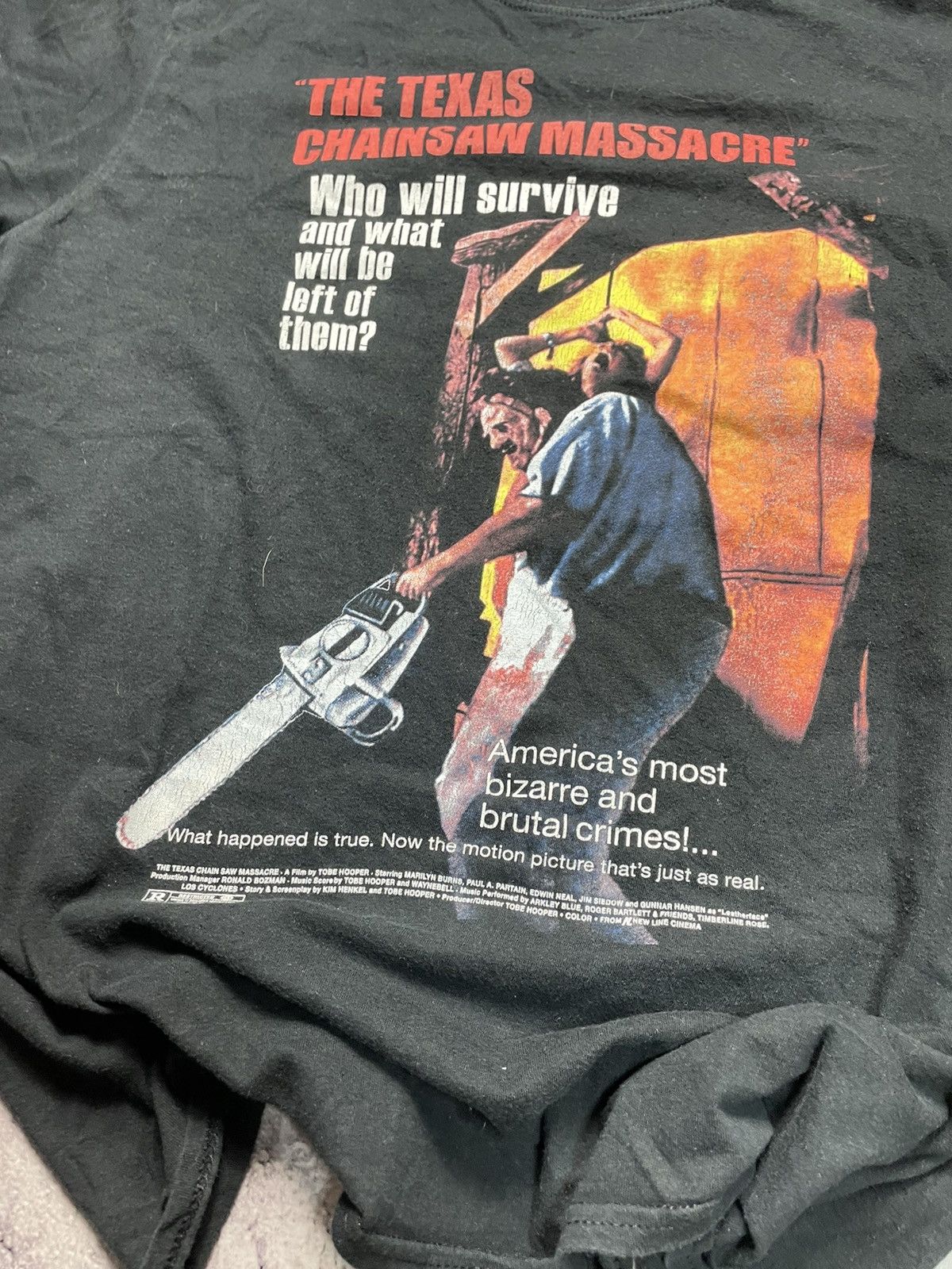Other Vtg Y2K TCM Horror Movie Promo Faded Tee M Size US M / EU 48-50 / 2 - 2 Thumbnail