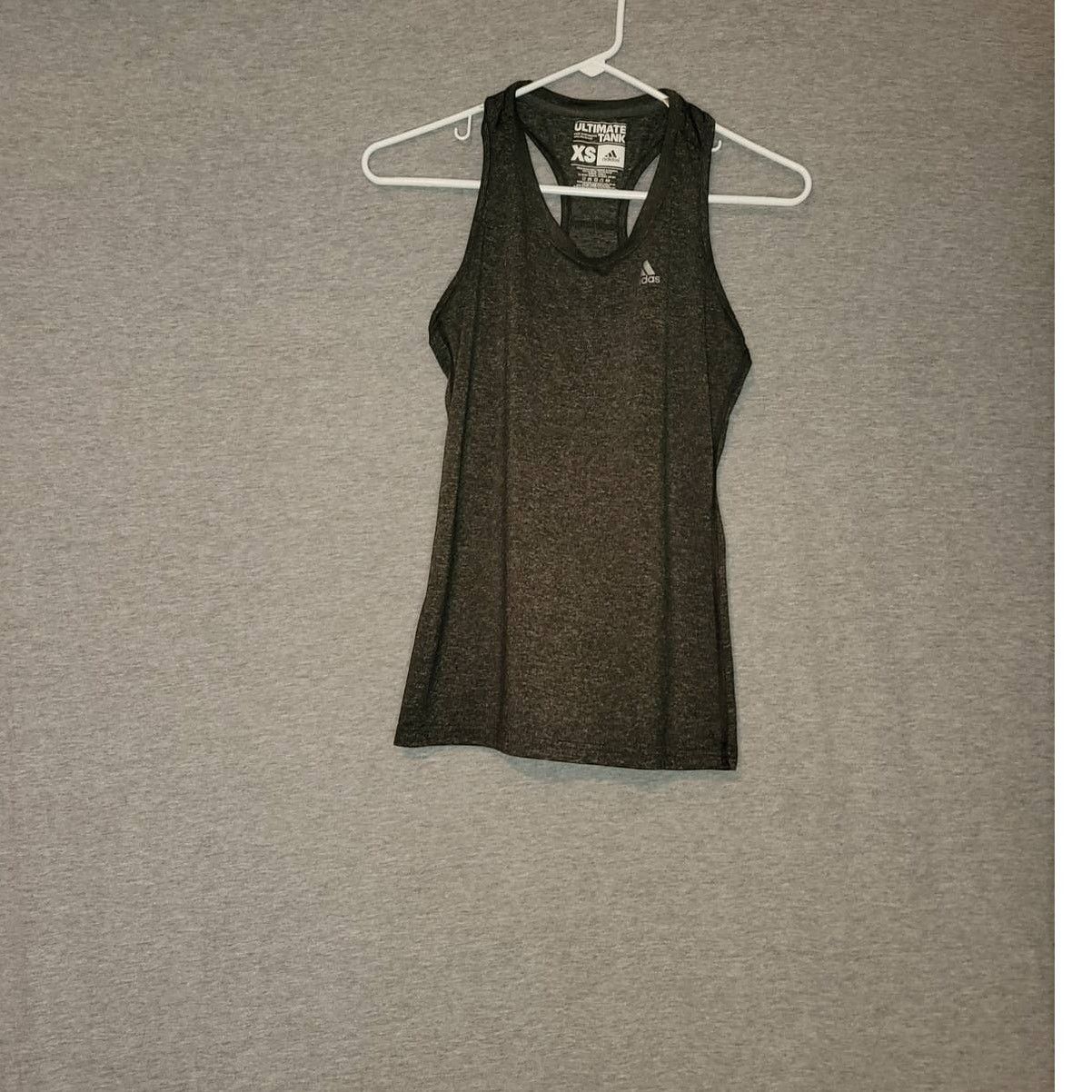 Adidas Women's Adidas Gray Climalite Racerback Workout Tank Top XS Size XS / US 0-2 / IT 36-38 - 1 Thumbnail