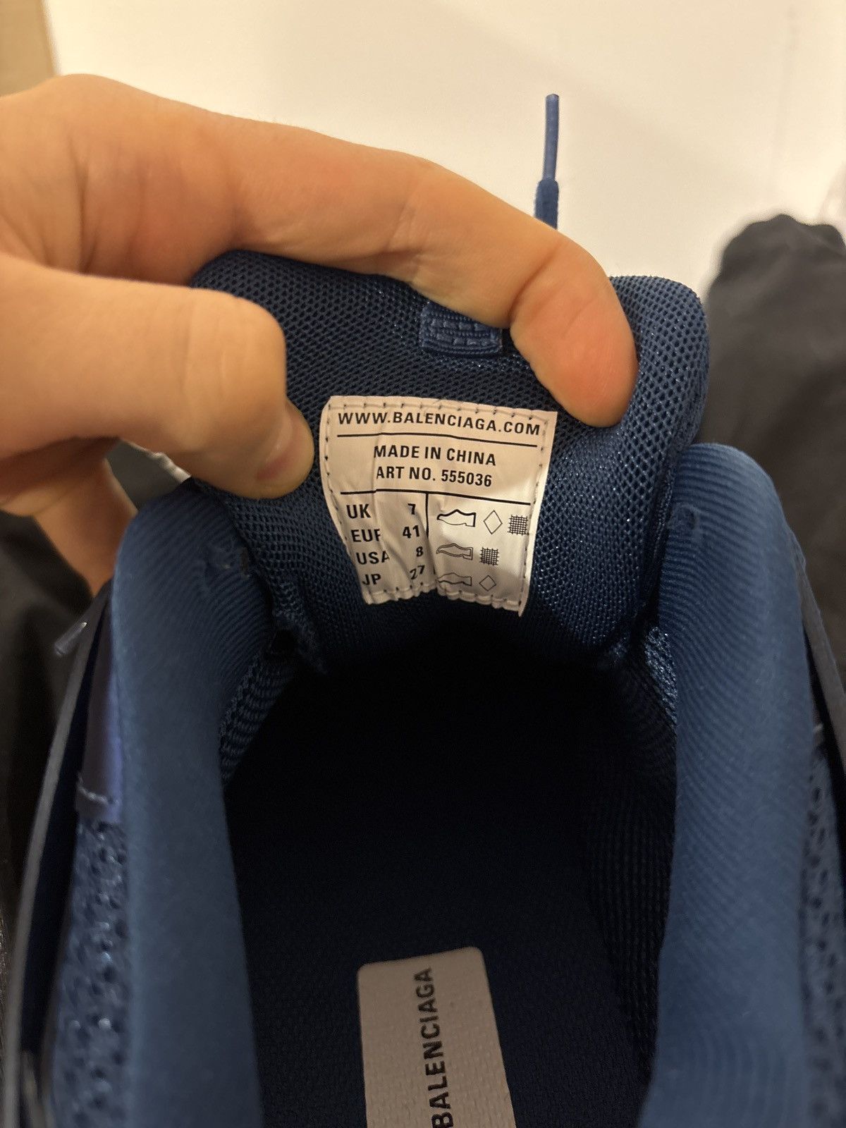 Balenciaga Balenciaga Navy LED Tracks Size US 8 / EU 41 - 6 Thumbnail