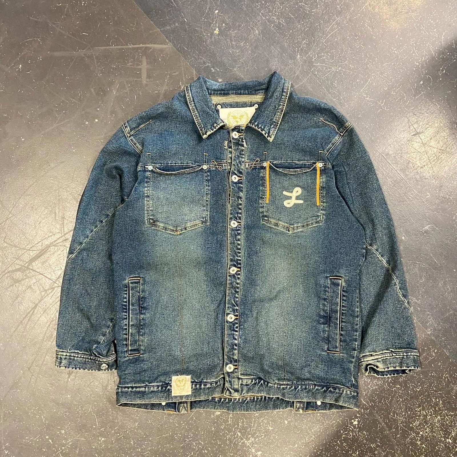 Vintage Vintage LRG Denim Jacket Size US XL / EU 56 / 4 - 2 Thumbnail