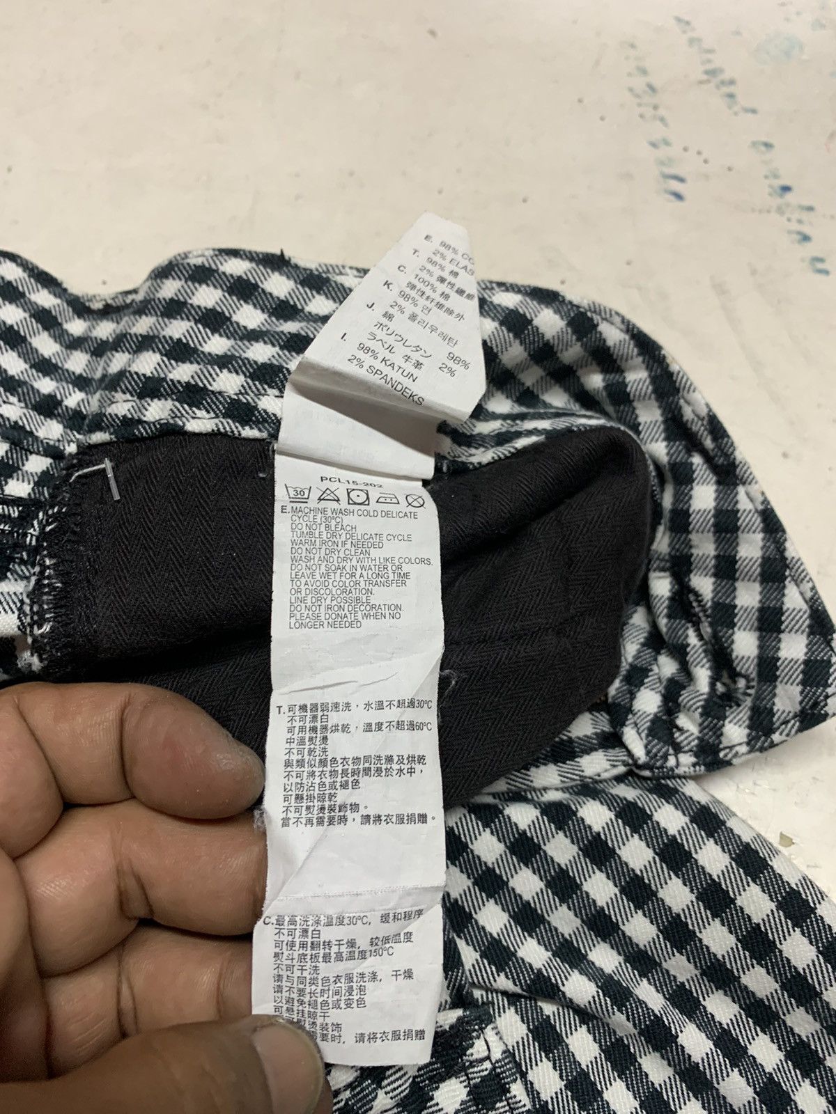 Levi's Levis Checked pattern lady jeans Size 32" / US 10 / IT 46 - 20 Thumbnail