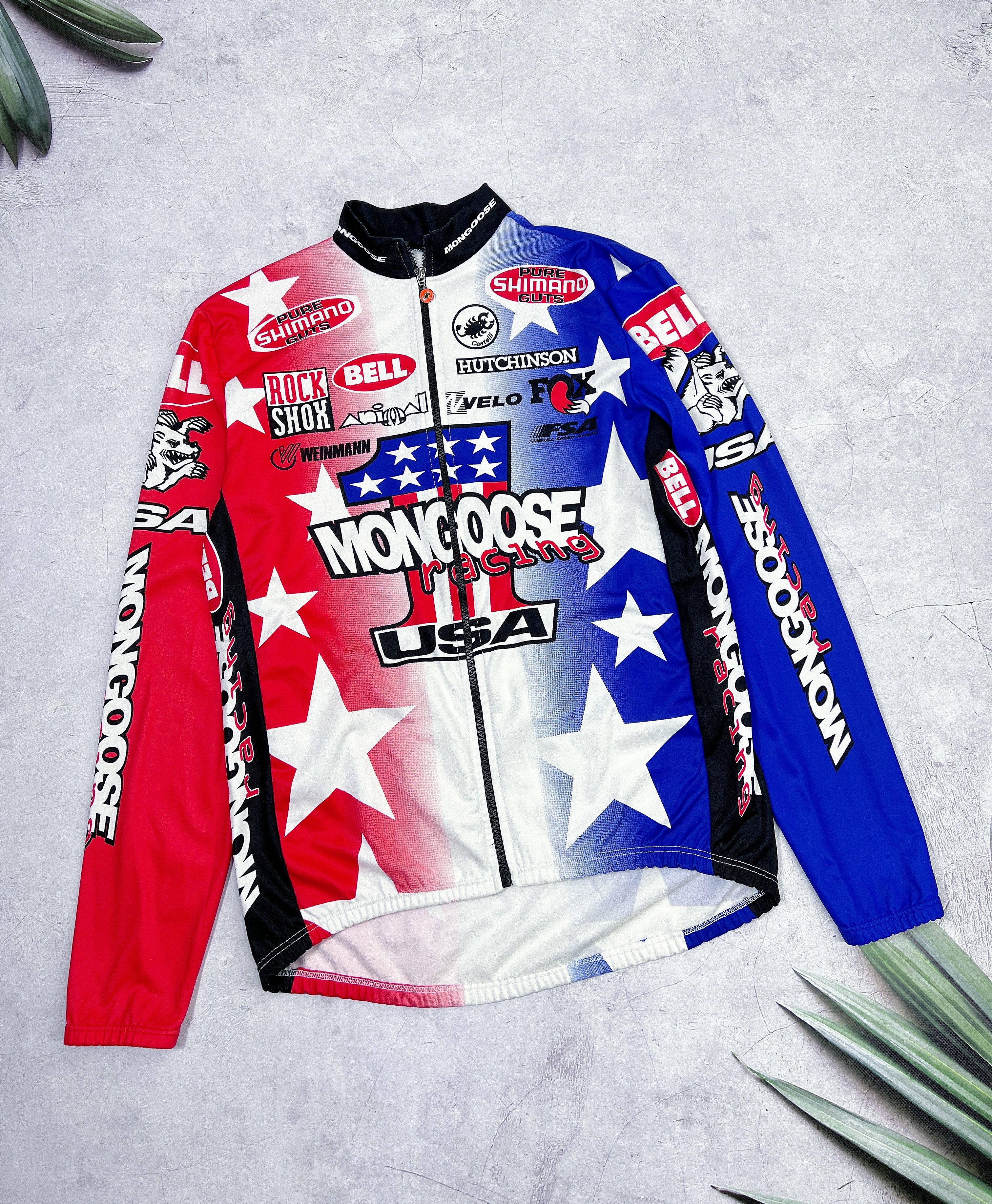 Vintage Castelli Mongoose Racing USA Warm Cycling Jersey Shimano Size US L / EU 52-54 / 3 - 1 Thumbnail