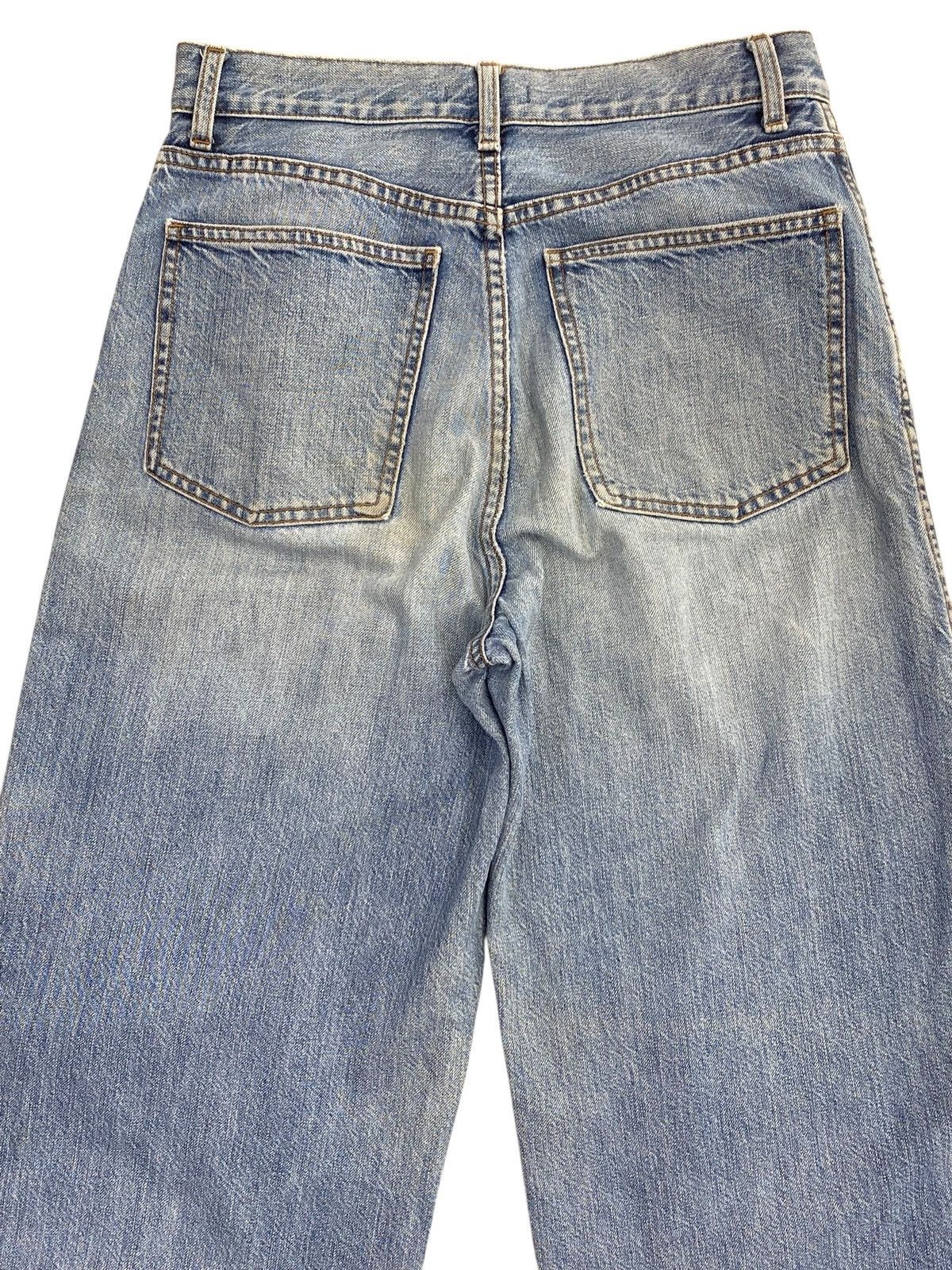 Uniqlo Uniqlo Brand Acid Blue Wash Style Baggy Jeans Size US 28 / EU 44 - 4 Thumbnail