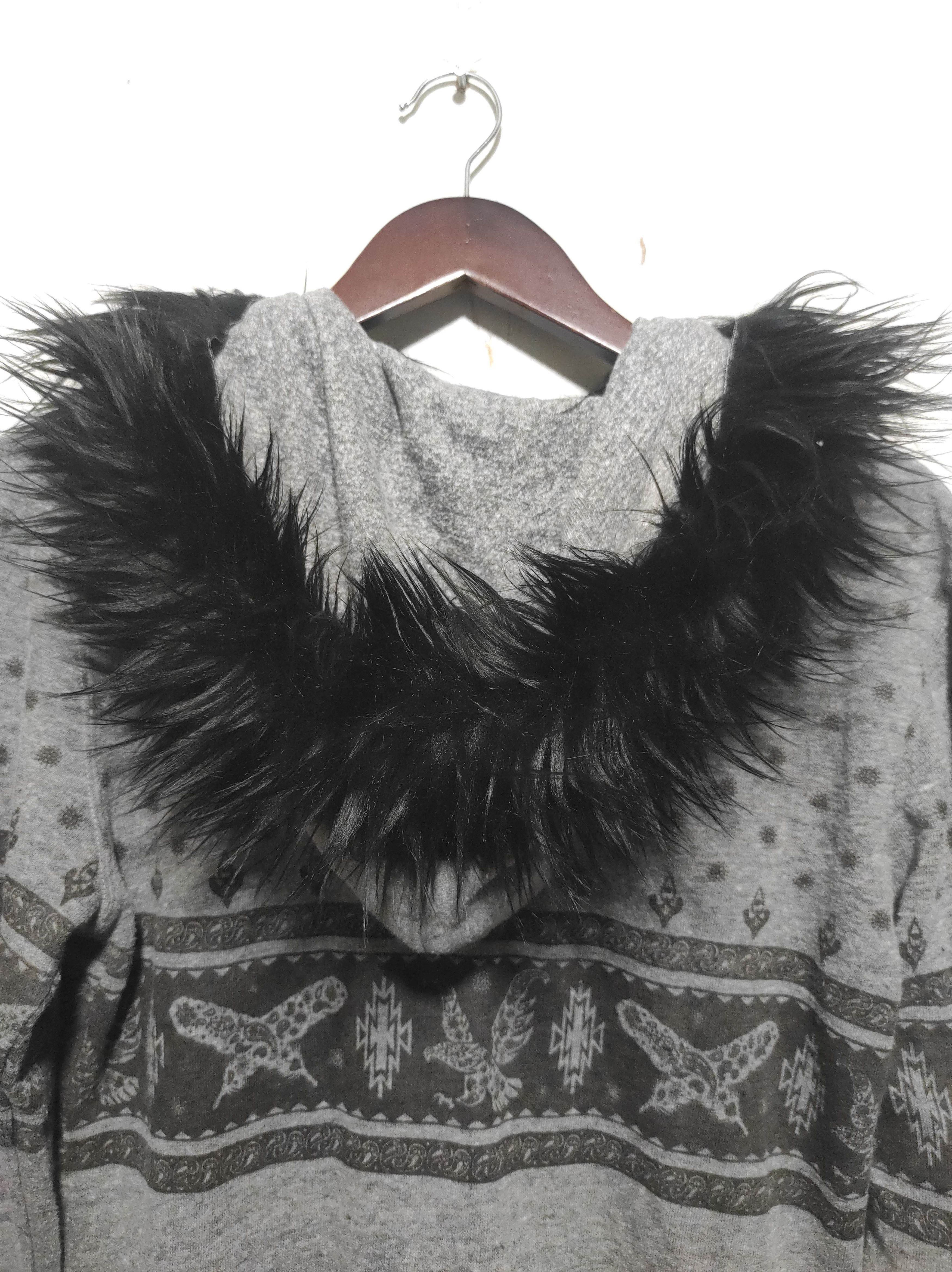Japanese Brand Heart Market Paisley Double Zipper Fur Hoodie LGB style Size US S / EU 44-46 / 1 - 13 Thumbnail