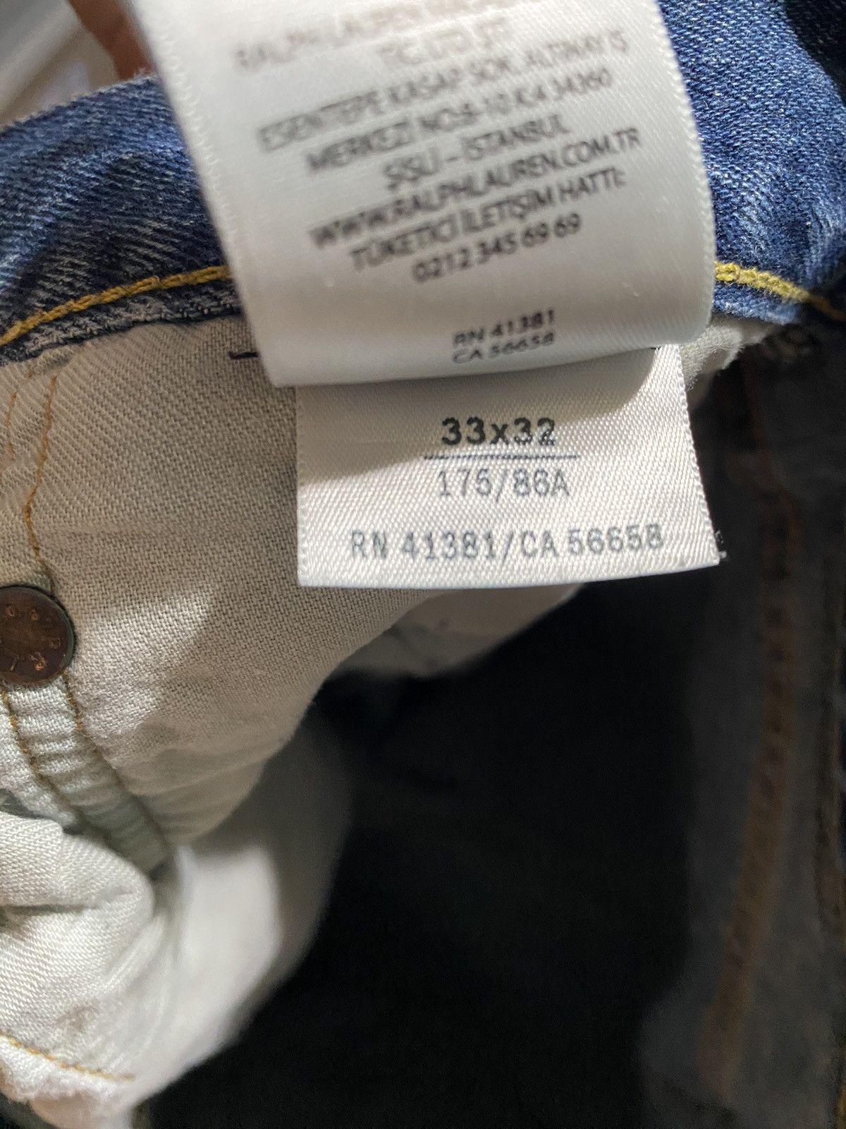 Polo Ralph Lauren Vintage Polo Ralph Lauren Denim Jeans Size US 33 - 5 Thumbnail