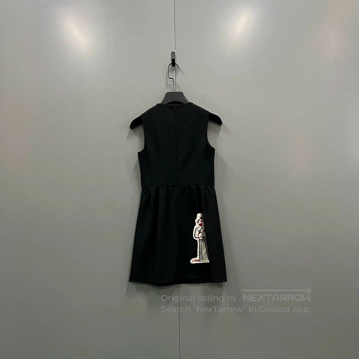Valentino Valentino Black Patchwork Figure Dress. Size S / US 4 / IT 40 - 2 Thumbnail