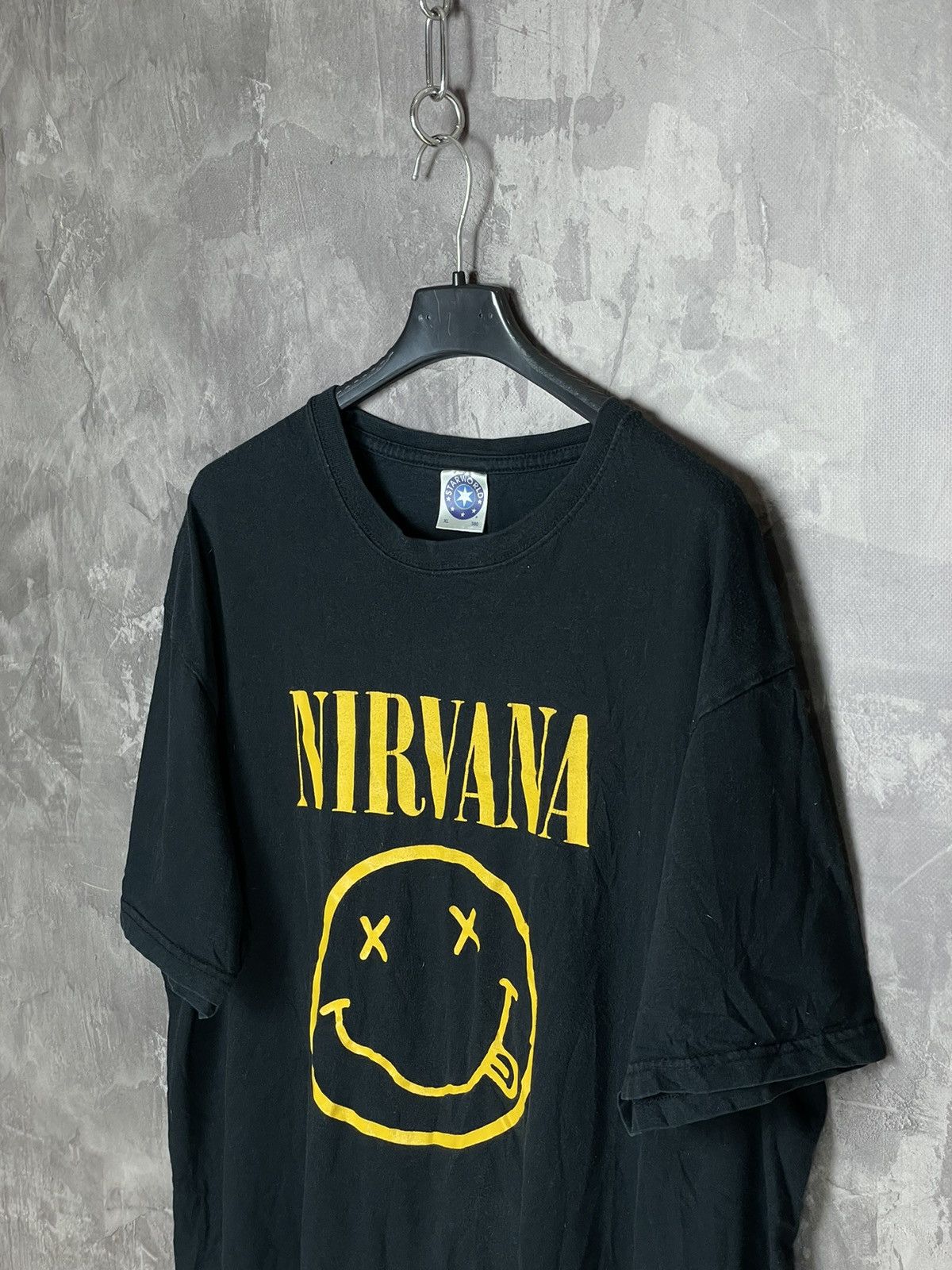 Band Tees × Vintage 90’s Vintage Nirvana Big Logo Y2K Rock T-Shirt Band Tee Size US XL / EU 56 / 4 - 7 Thumbnail