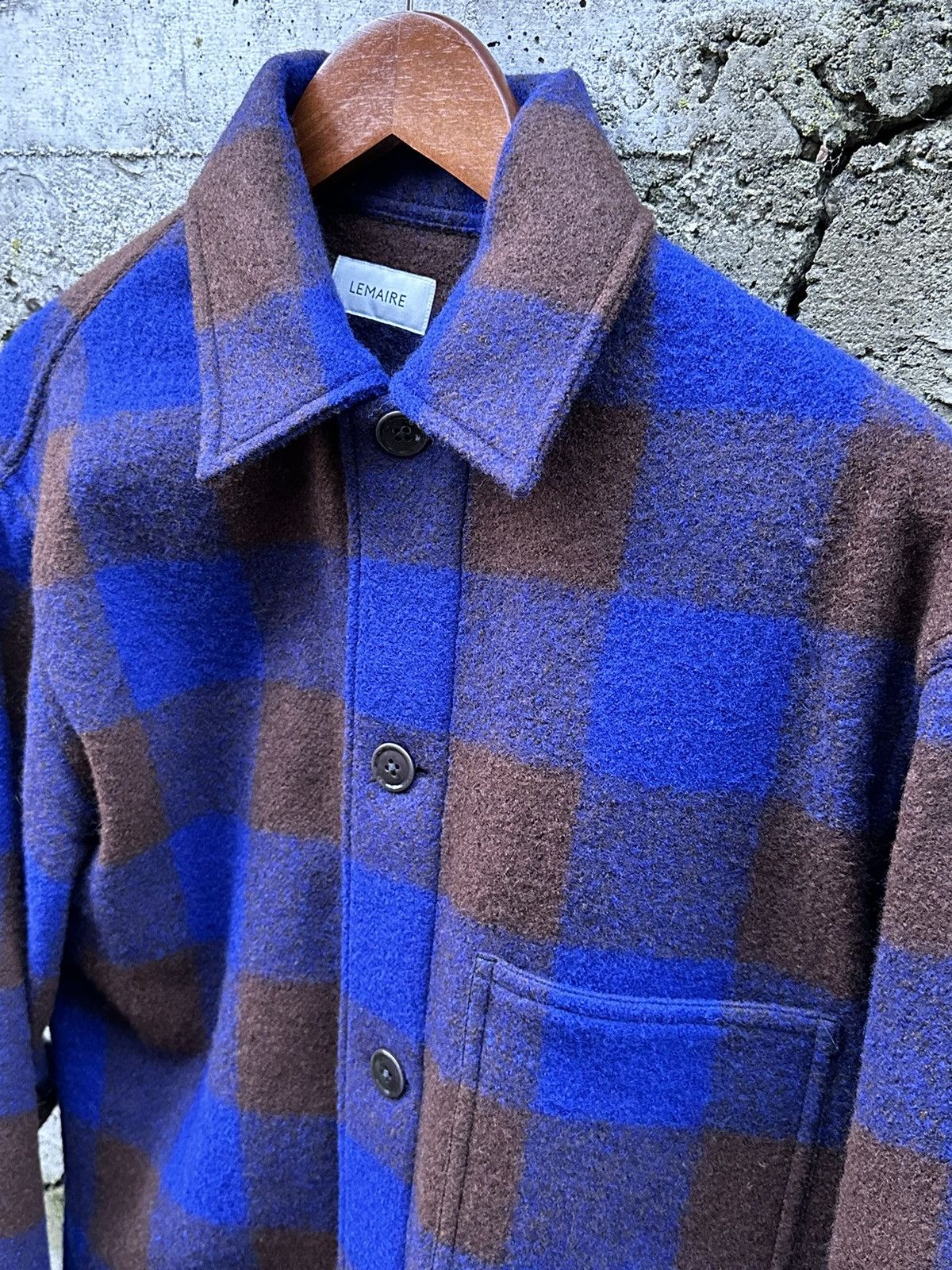 Lemaire RARE GRAIL Lemaire wool patterned Shacket jacket Size US M / EU 48-50 / 2 - 4 Thumbnail