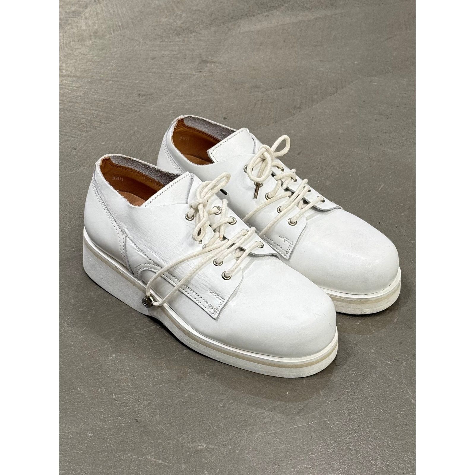 Dirk Bikkembergs 1990s Dirk Bikkembergs lace heel derby Size US 6.5 / IT 36.5 - 1 Thumbnail