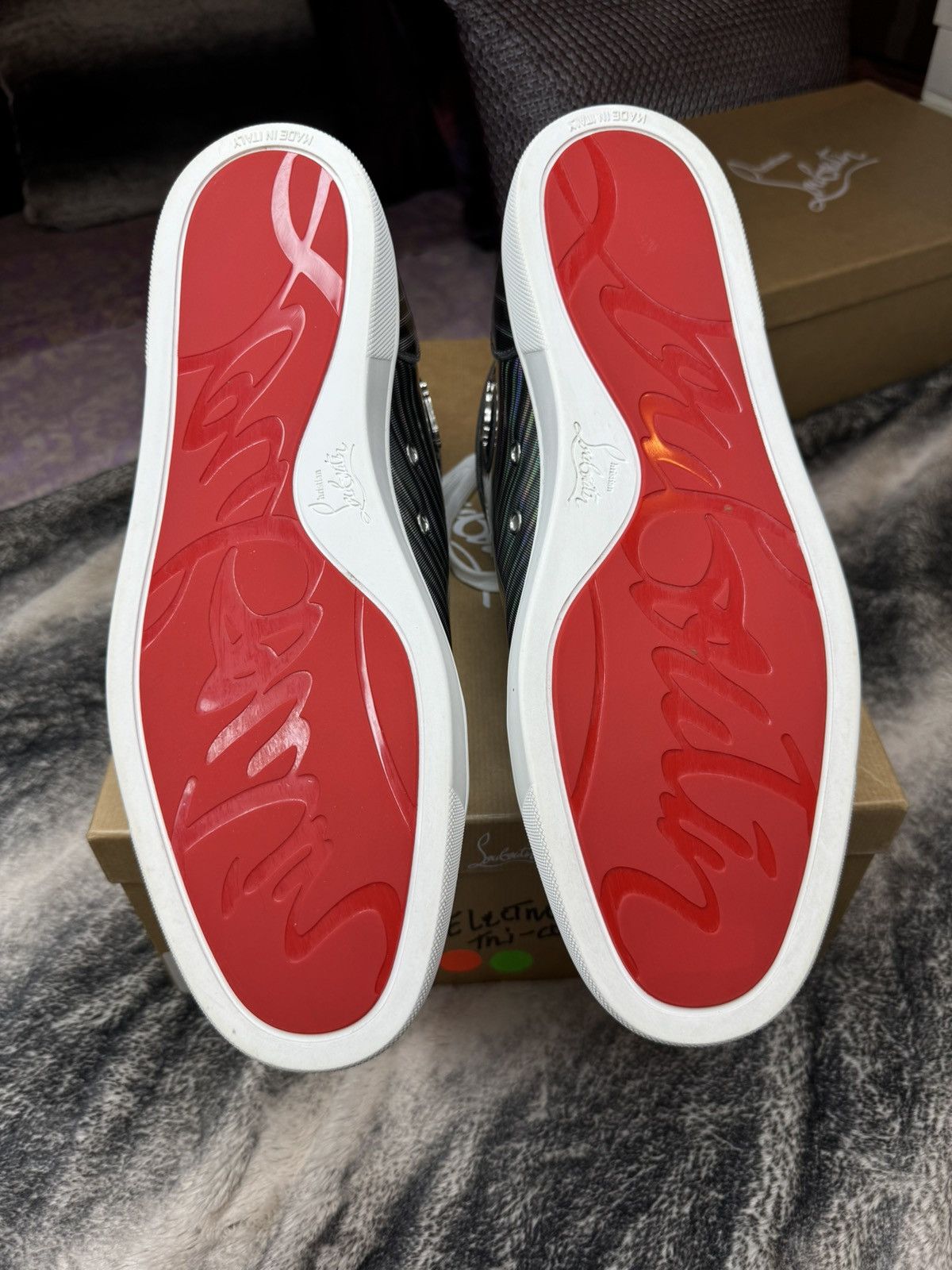 Christian Louboutin Christian Louboutin Flat Calf Electro Multi Size US 11.5 / EU 44-45 - 18 Thumbnail