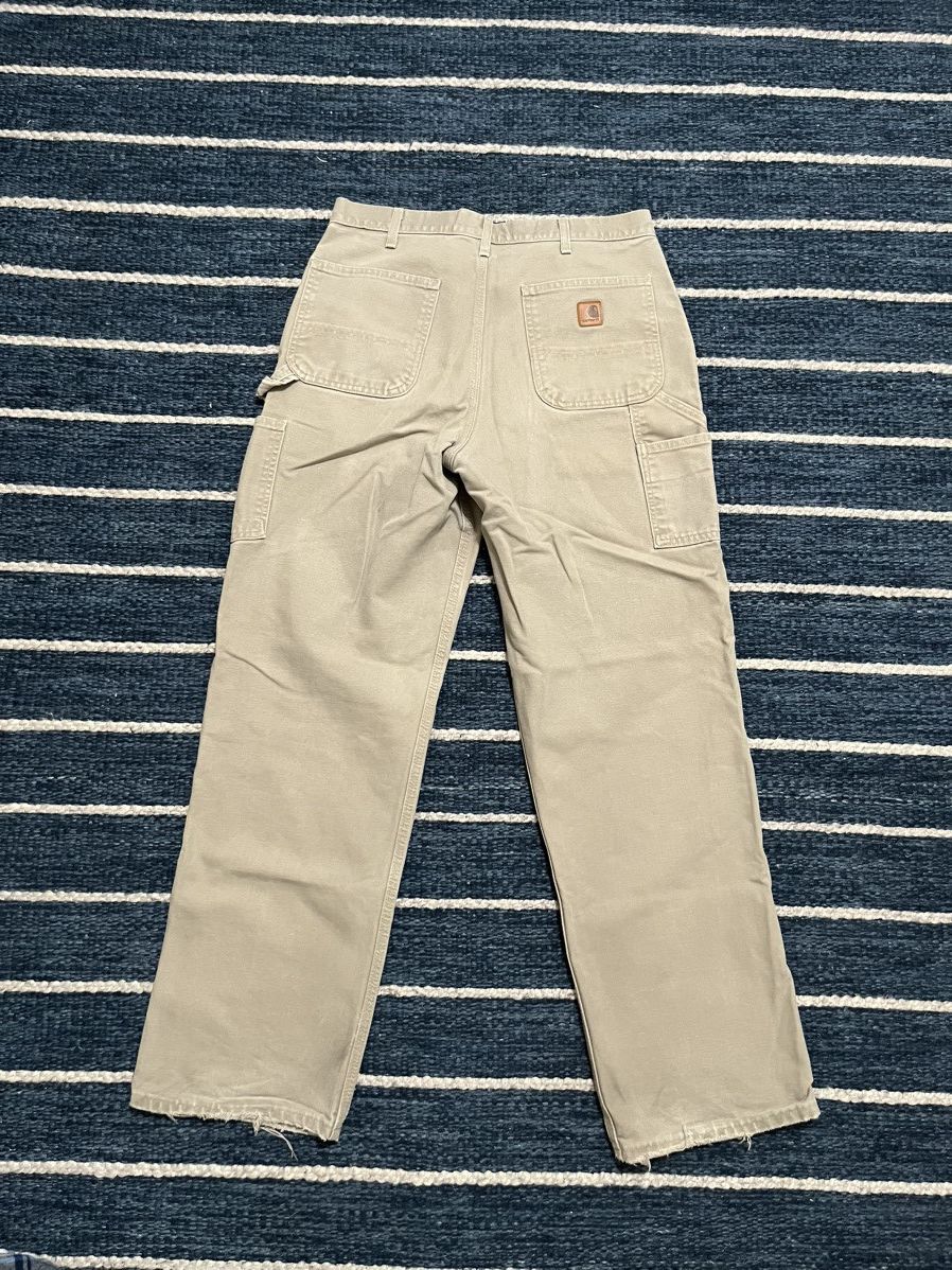 Carhartt Carhartt Beige Denim Jeans 34x34 Size US 34 / EU 50 - 2 Thumbnail